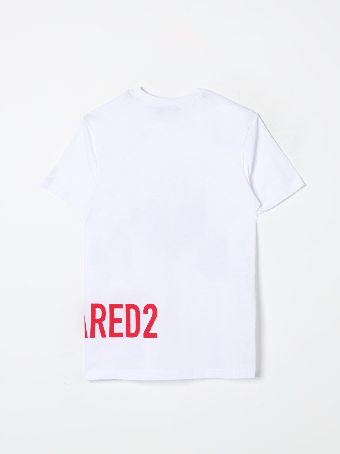 DSQUARED2 T-SHIRT: T-shirt con stampa logo Dsquared2 Junior, Bianco - Img 2