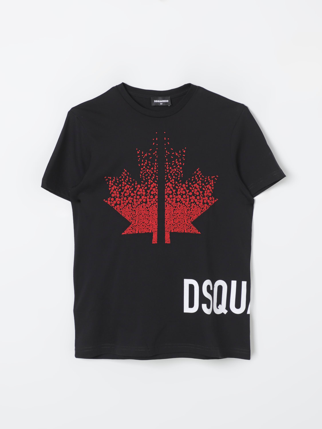 DSQUARED2 T-SHIRT: T-shirt kids Dsquared2 Junior, Black - Img 1