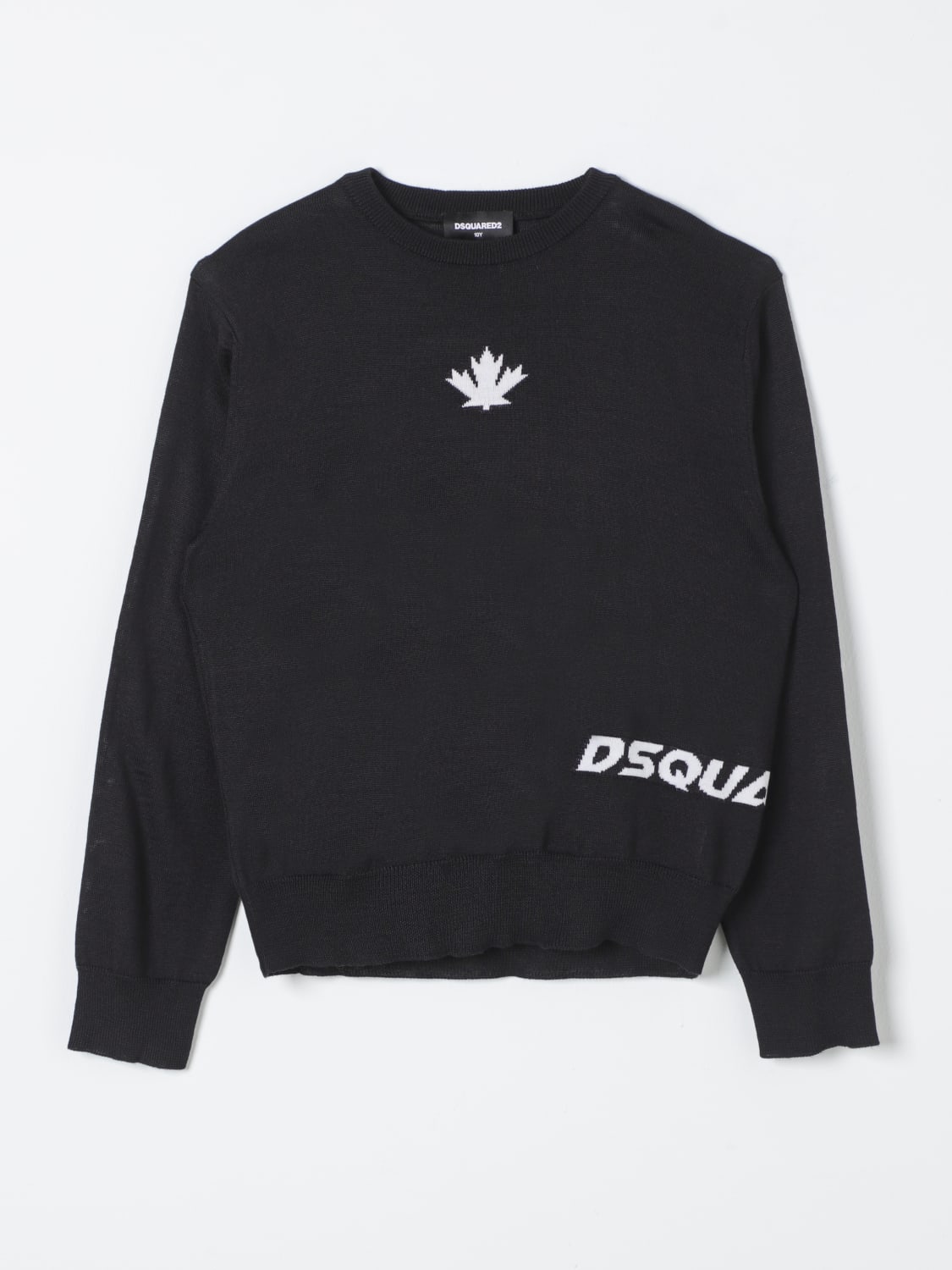 DSQUARED2 PULL: Pull enfant Dsquared2 Junior, Noir - Img 1