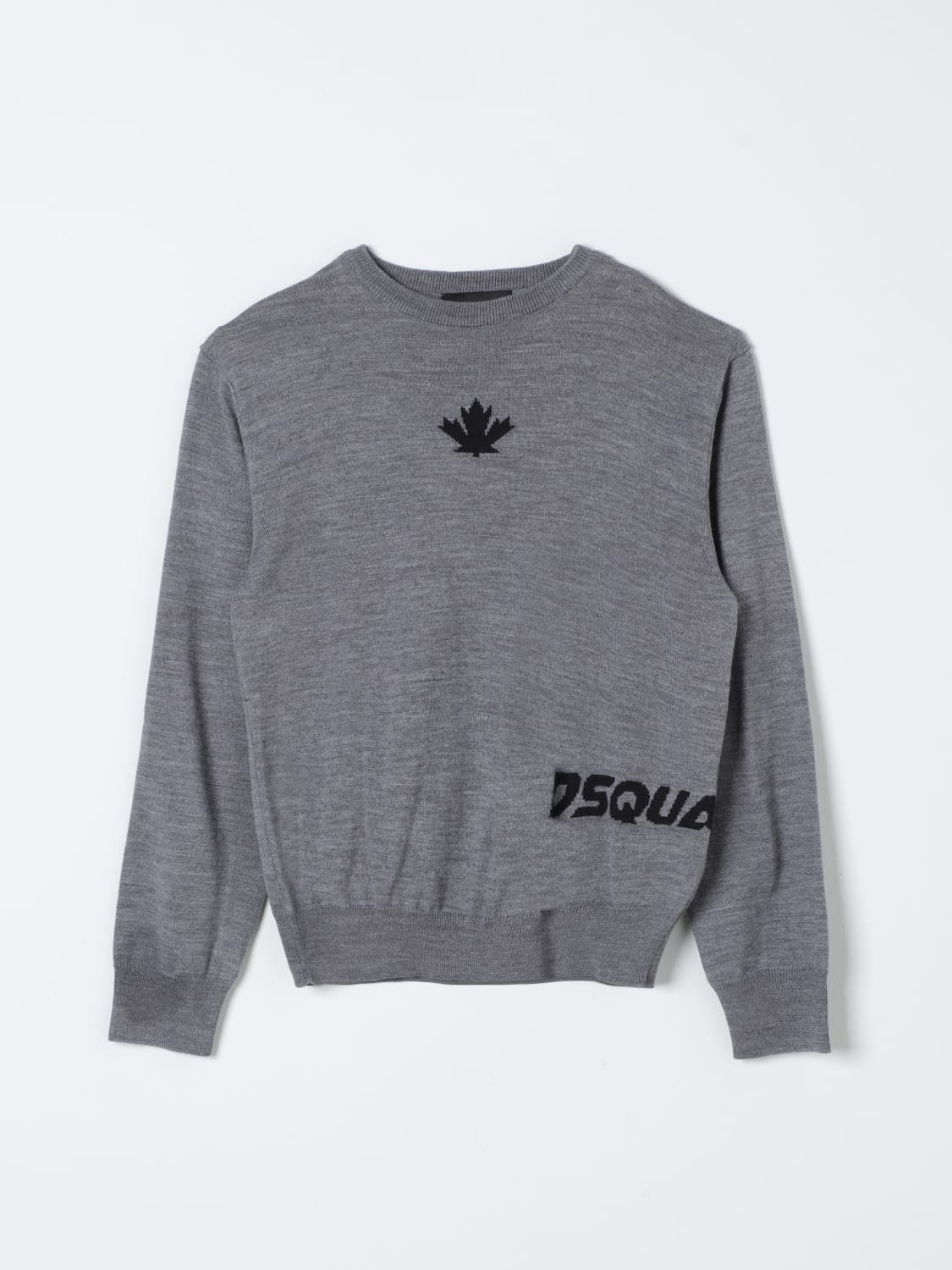 DSQUARED2 SWEATER: Sweater kids Dsquared2 Junior, Grey - Img 1