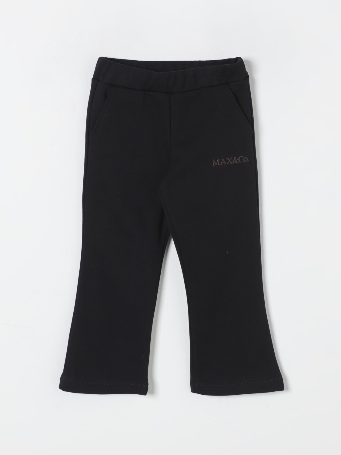 MAX&CO. KID PANTALONE: Pantalone Max&Co Junior in cotone stretch , Nero - Img 1