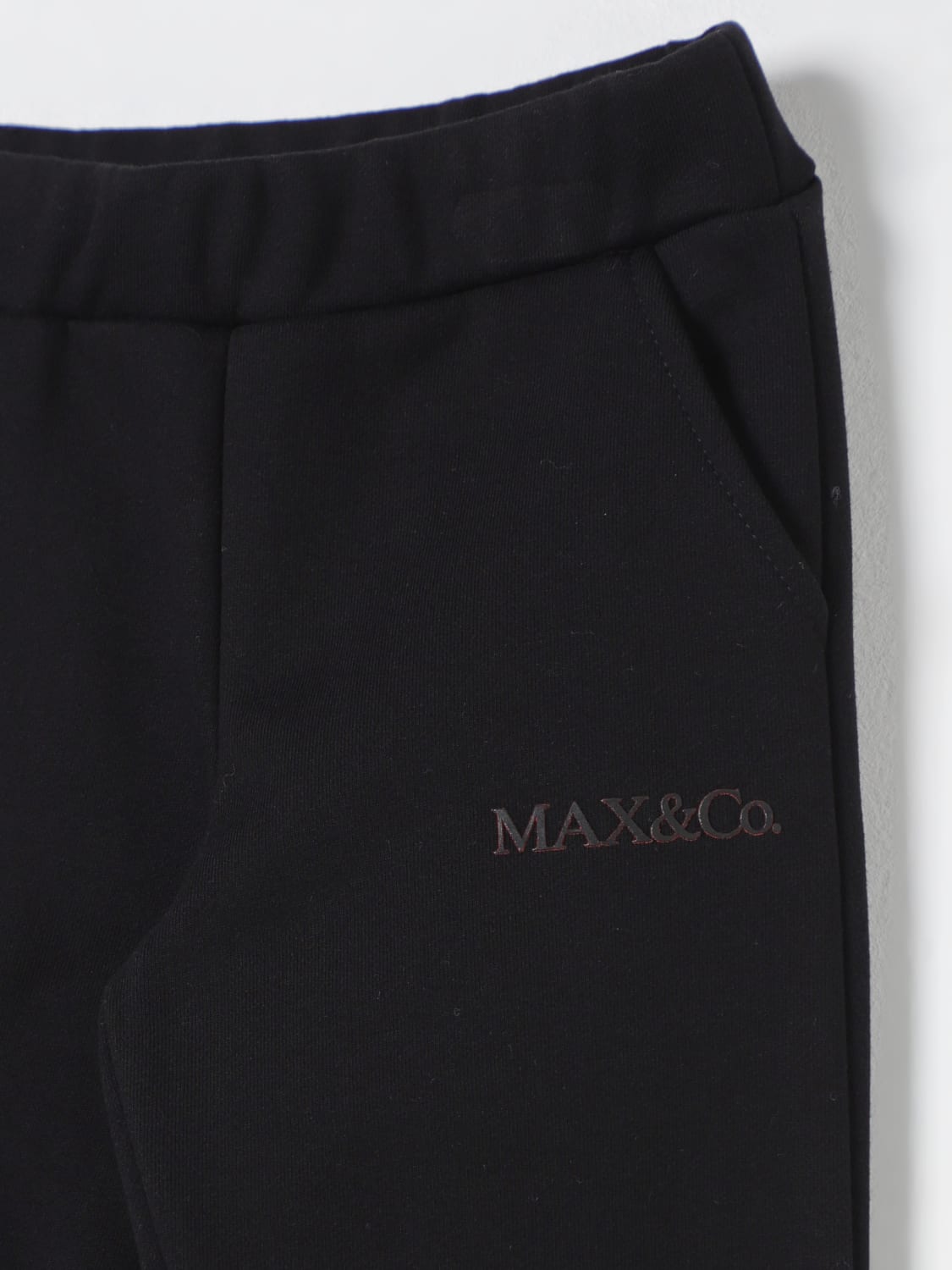 MAX&CO. KID PANTALONE: Pantalone Max&Co Junior in cotone stretch , Nero - Img 3