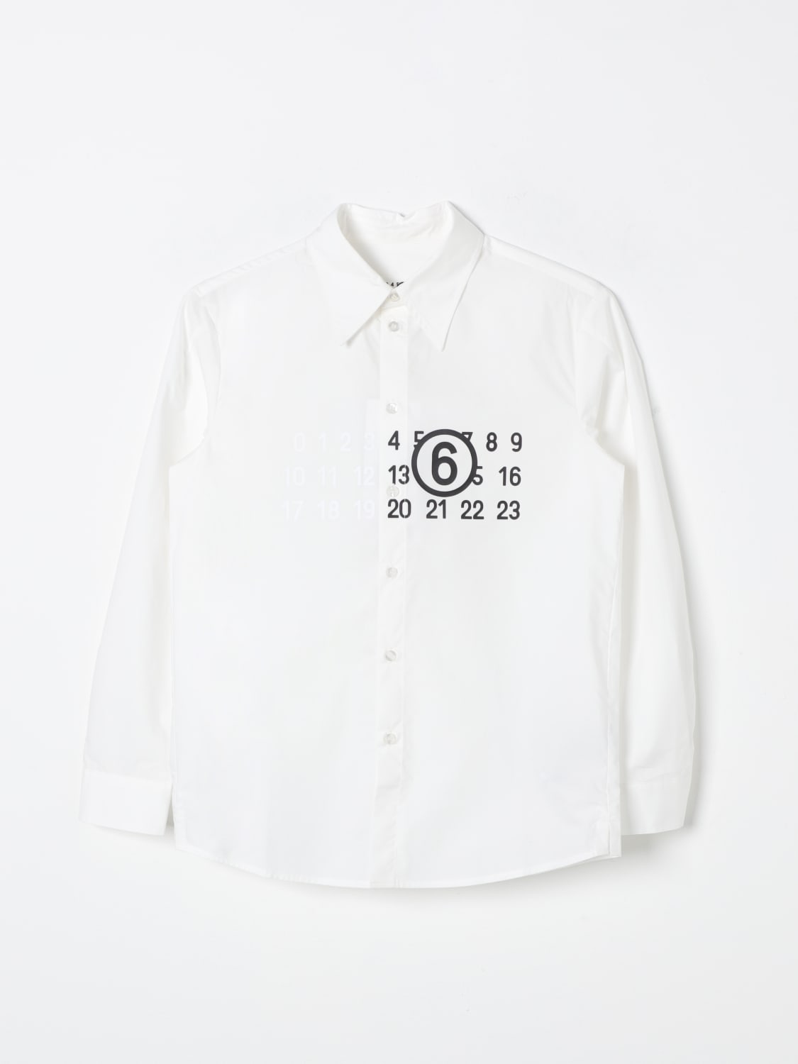 MM6 MAISON MARGIELA 셔츠: 셔츠 남아 Mm6 Maison Margiela, 화이트 - Img 1