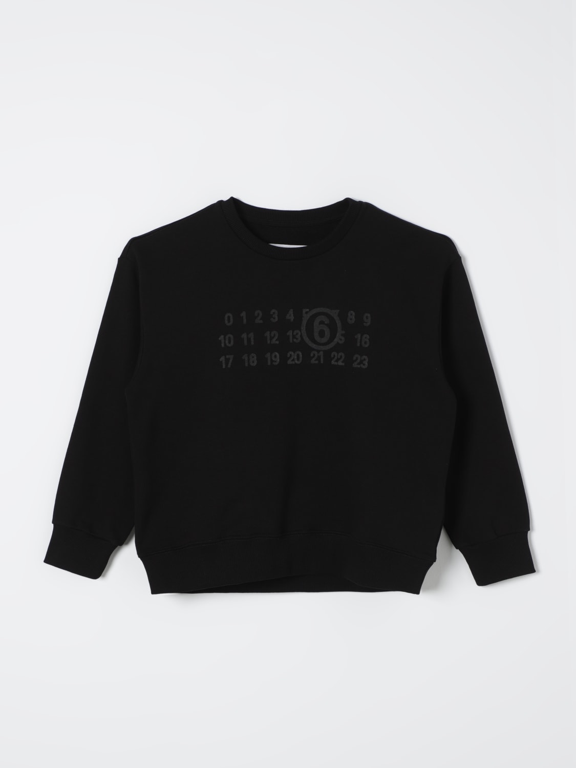 MM6 MAISON MARGIELA 스웨터: 스웨터 남아 Mm6 Maison Margiela, 블랙 - Img 1