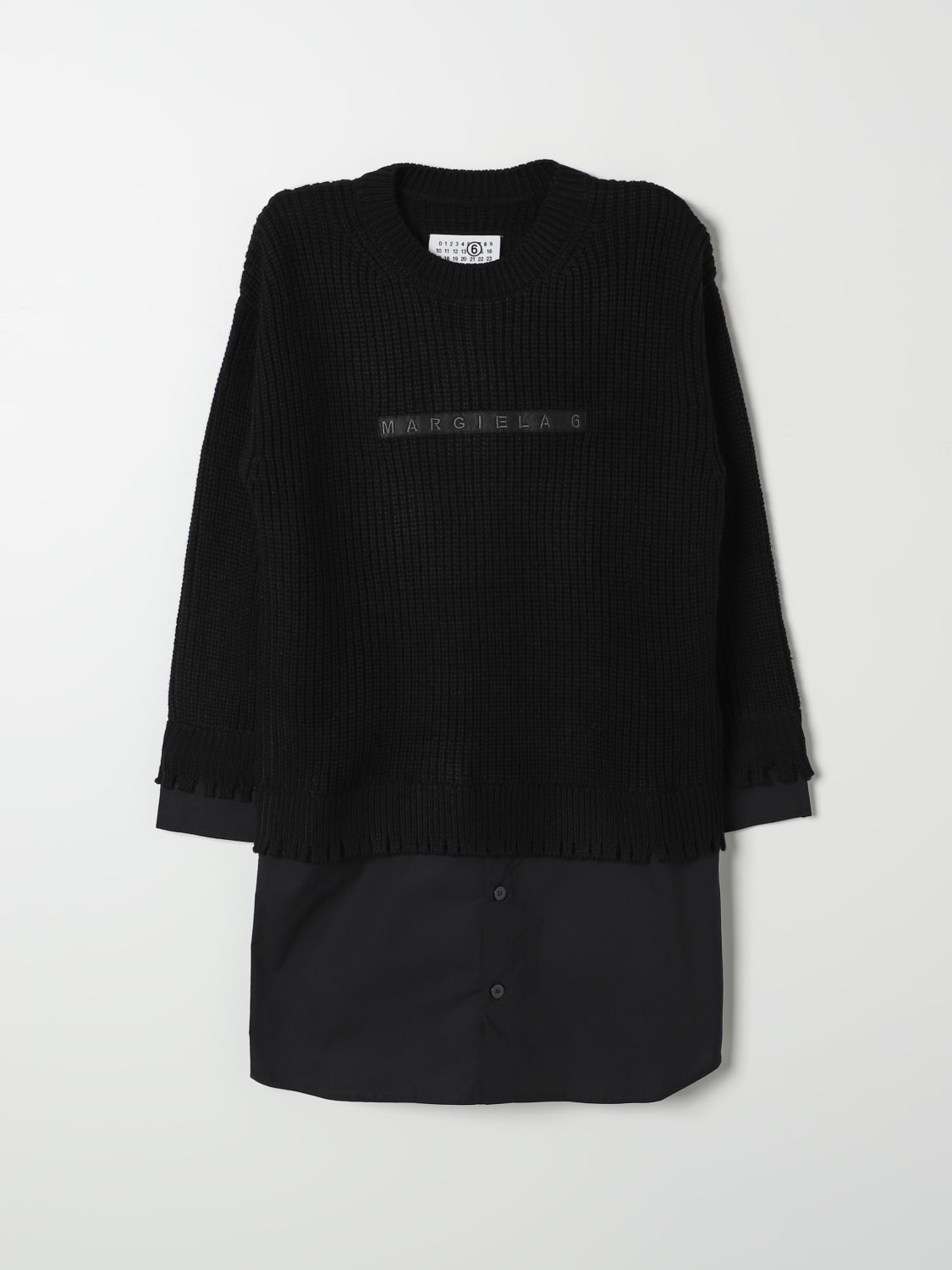 MM6 MAISON MARGIELA DRESS: Dress kids Mm6 Maison Margiela, Black - Img 1