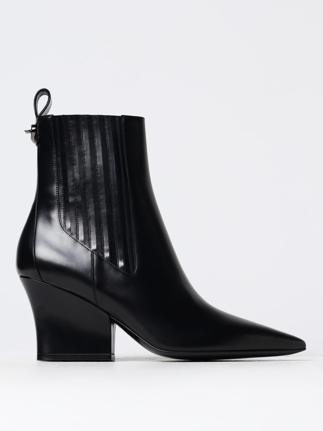 VALENTINO GARAVANI FLAT ANKLE BOOTS: Shoes woman Valentino Garavani, Black - Img 1