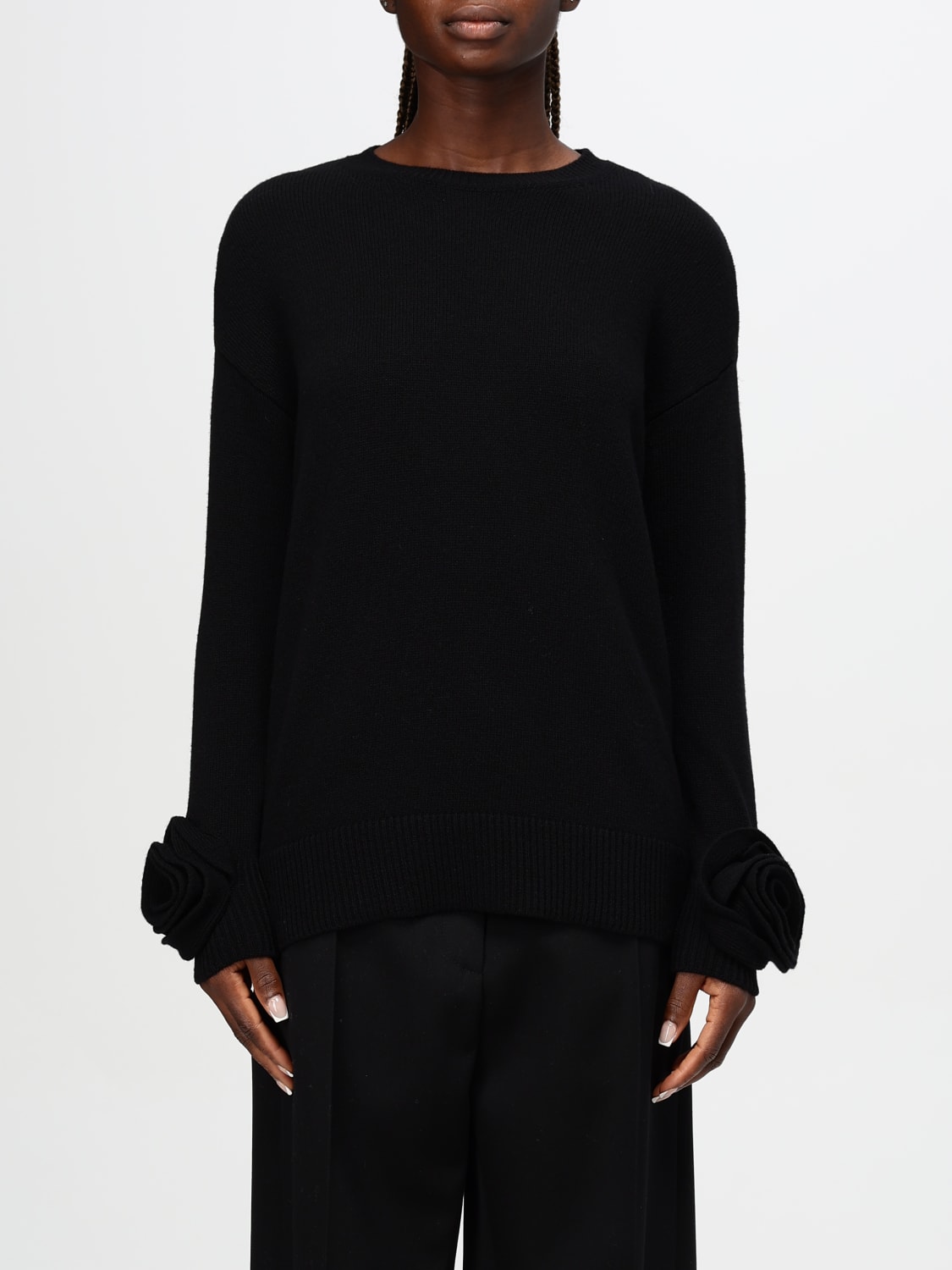 VALENTINO SWEATER: Sweater woman Valentino, Black - Img 1