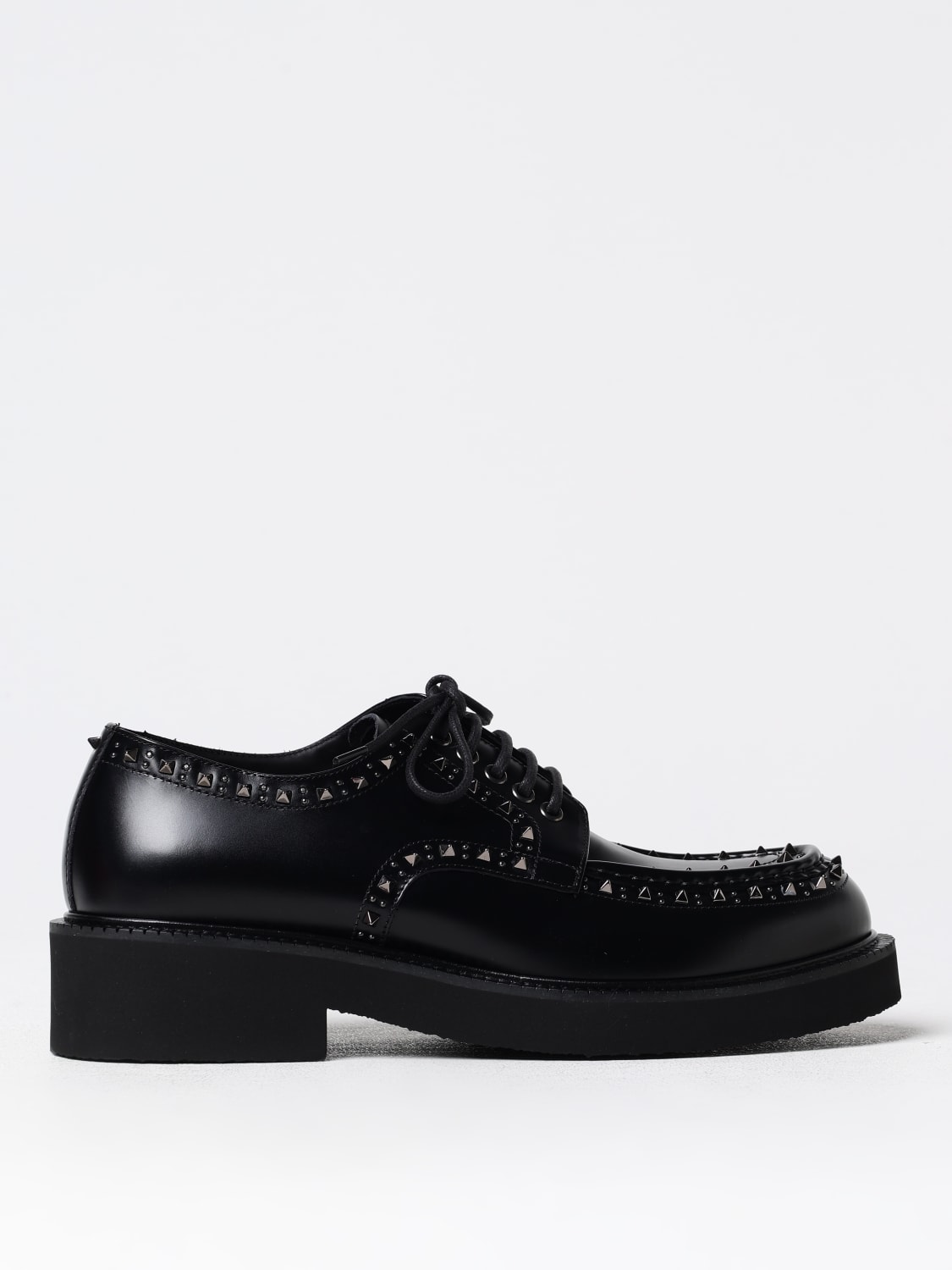 VALENTINO GARAVANI BROGUE SHOES: Shoes men Valentino Garavani, Black - Img 1