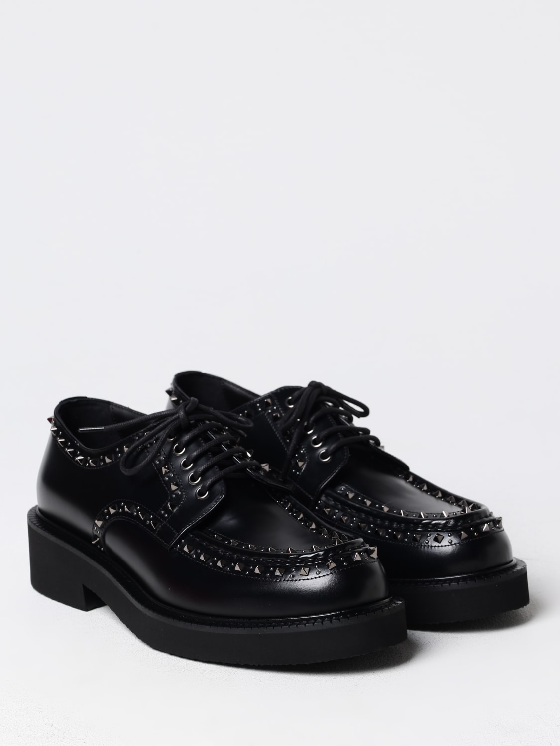 VALENTINO GARAVANI BROGUE SHOES: Shoes men Valentino Garavani, Black - Img 2