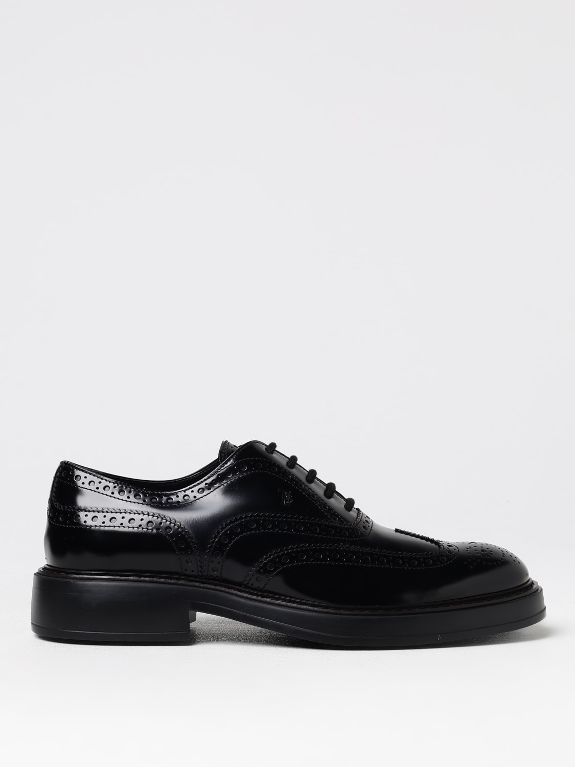 Giglio Derby Tod's in pelle spazzolata con motivo brogue