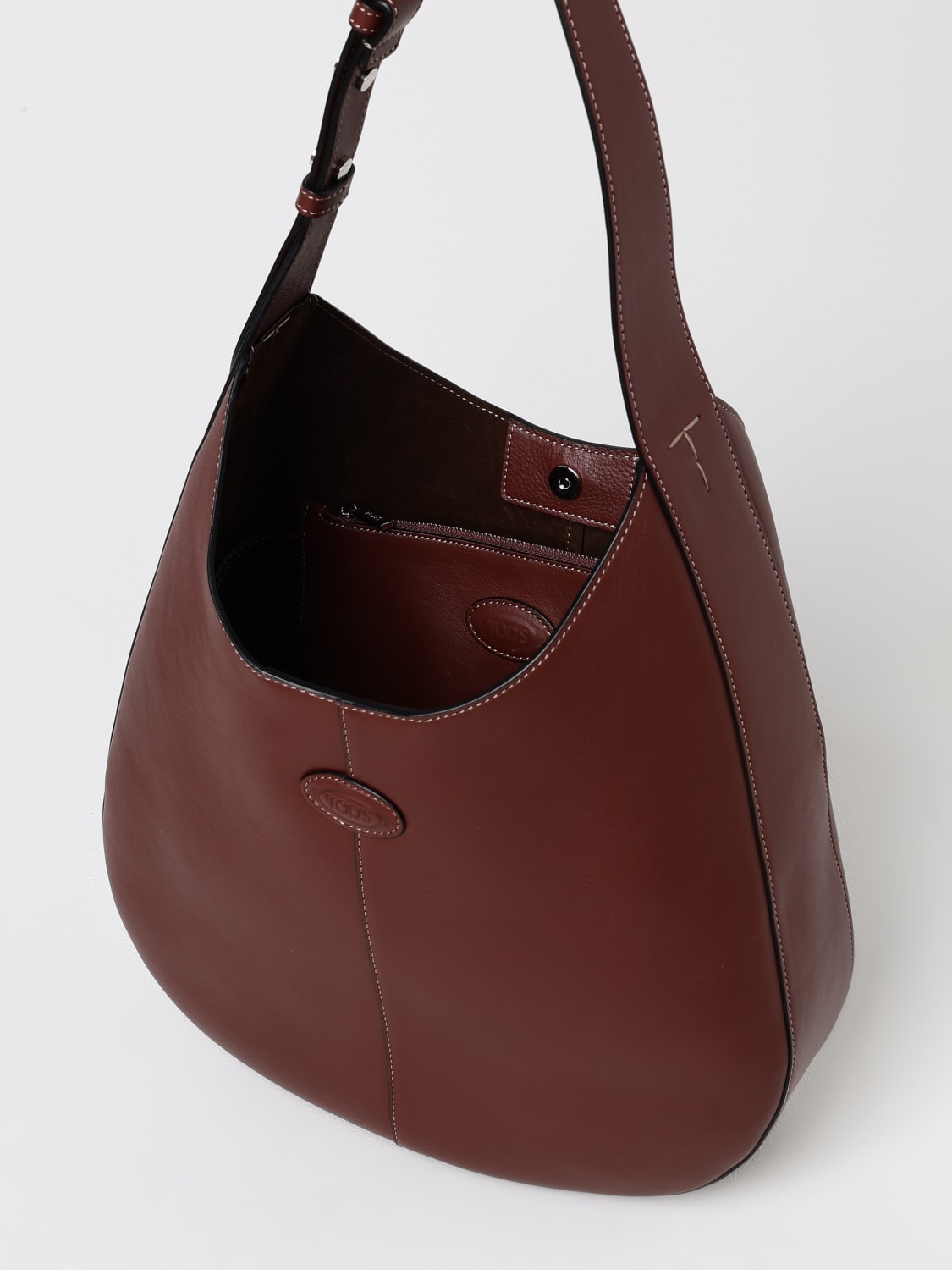 TOD'S BORSA A SPALLA: Borsa Tod's in pelle , Moro - Img 5