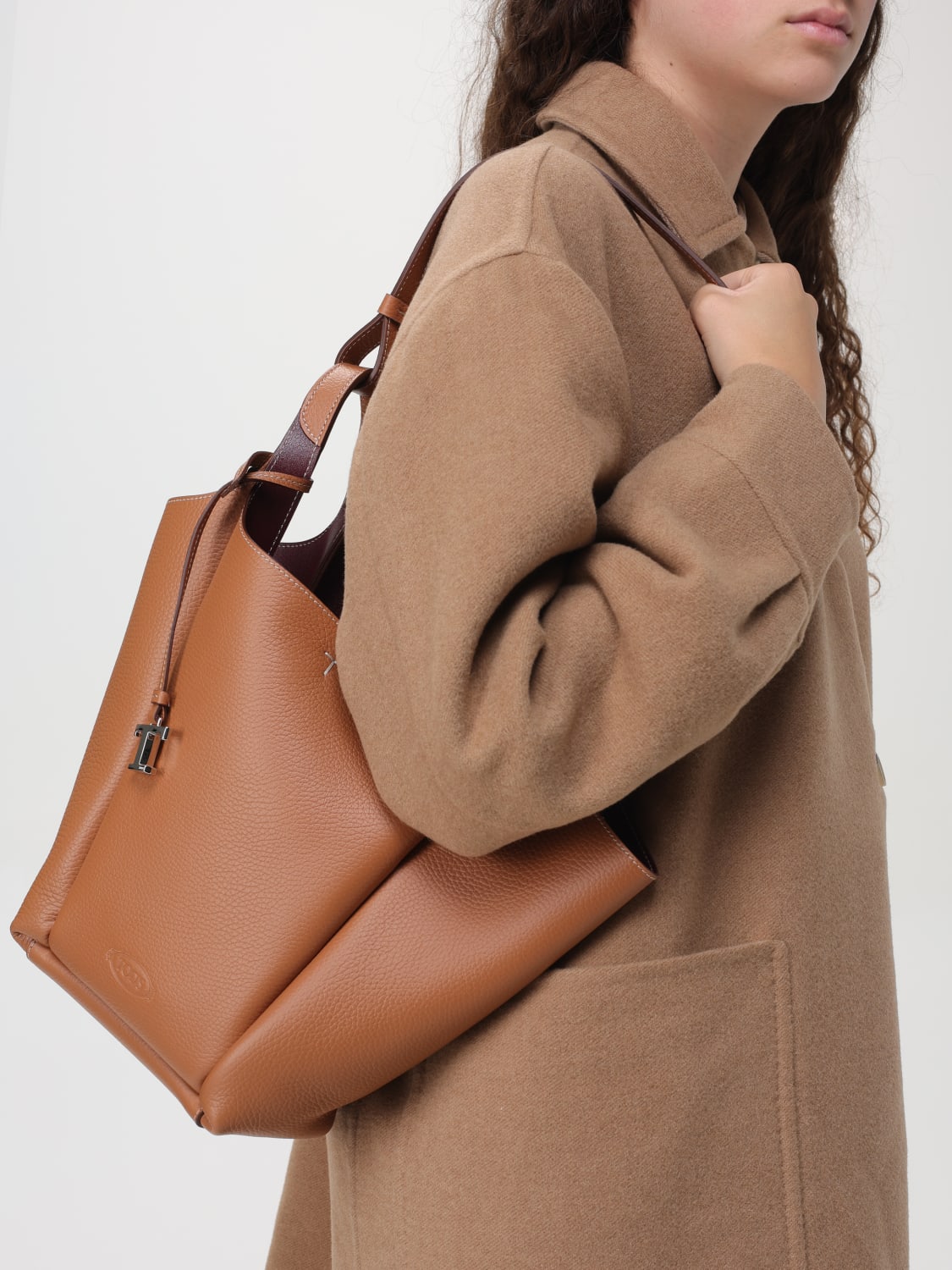 TOD'S SHOULDER BAG: Shoulder bag woman Tod's, Brown - Img 2