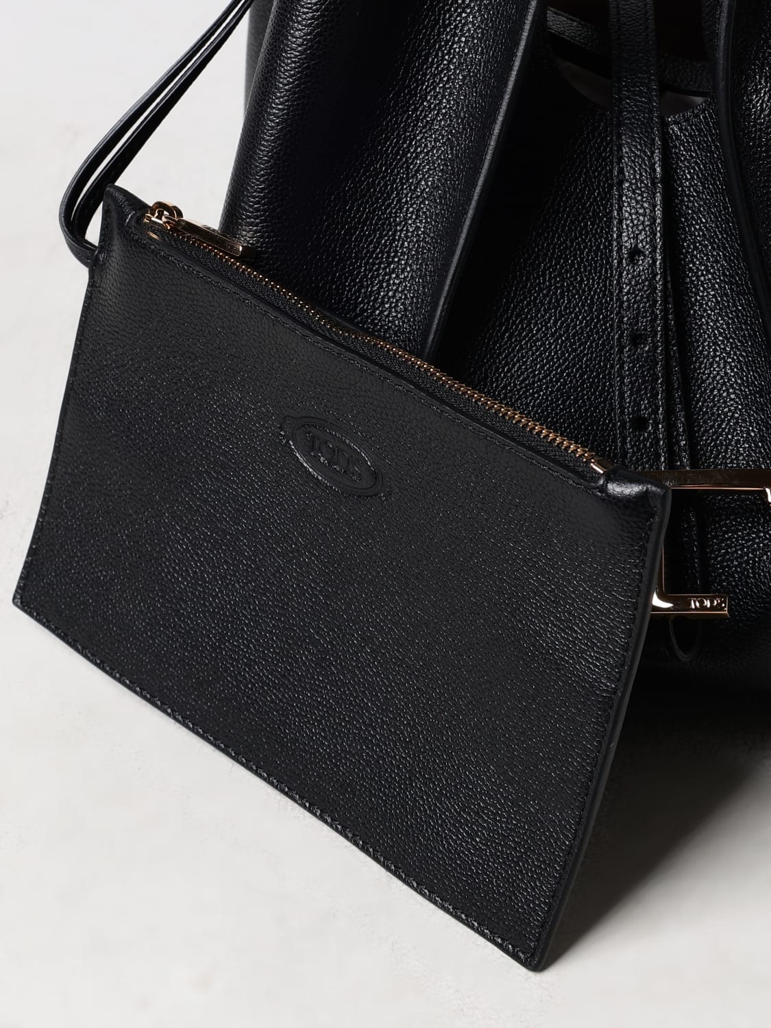 TOD'S SAC PORTÉ MAIN: Sac porté épaule femme Tod's, Noir - Img 4