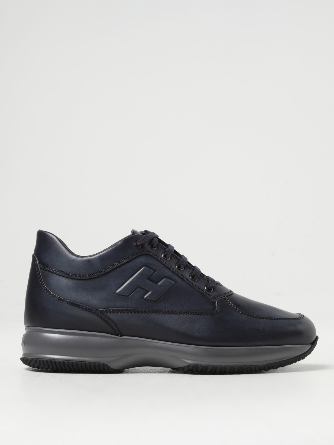 HOGAN Chaussures homme Bleu Baskets Hogan HXM00N090427X7 en ligne sur GIGLIO.COM