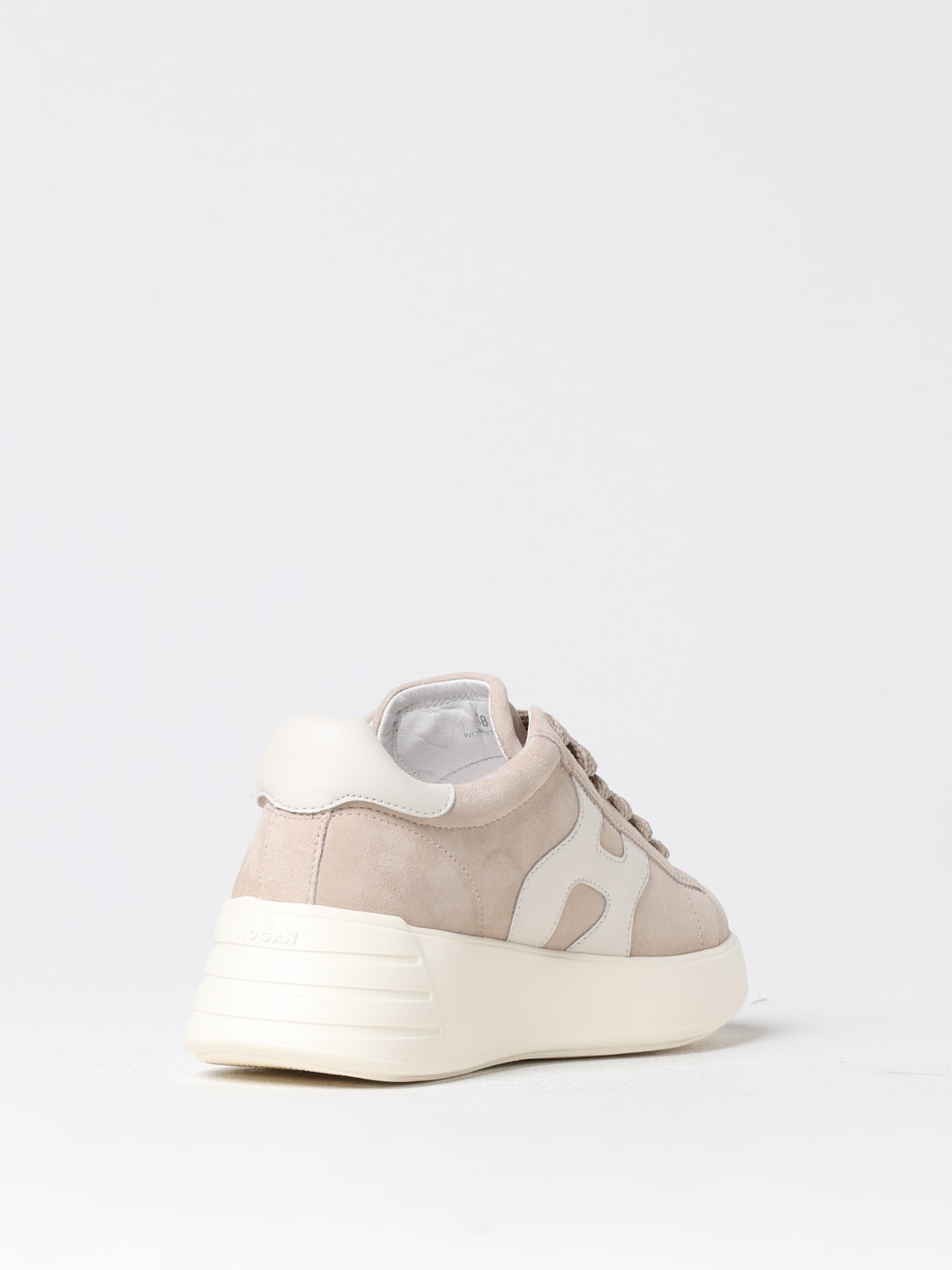 HOGAN SNEAKERS: Sneakers Hogan in camoscio , Beige - Img 3