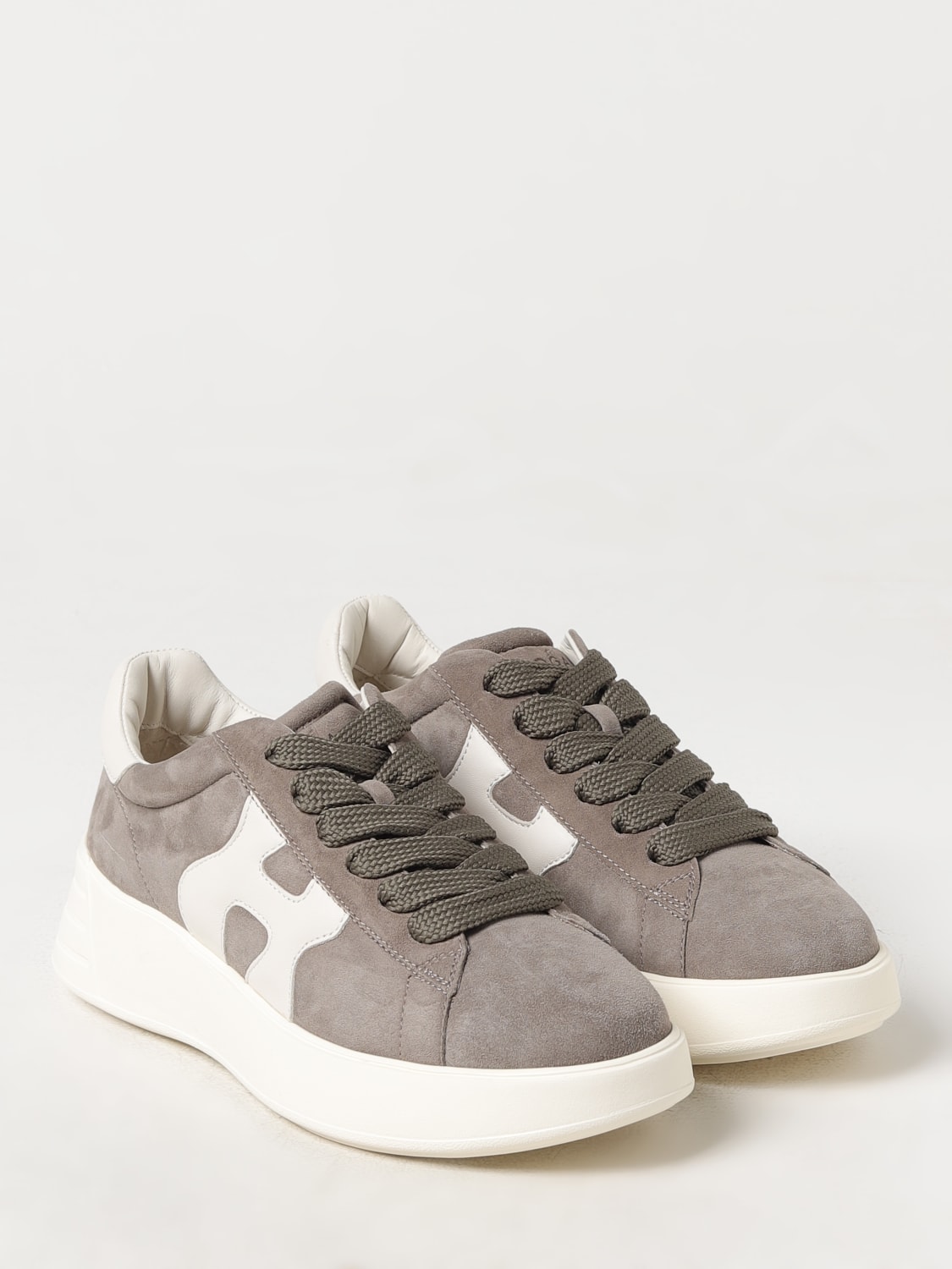 HOGAN SNEAKERS: Sneakers Hogan in camoscio , Tabacco - Img 2