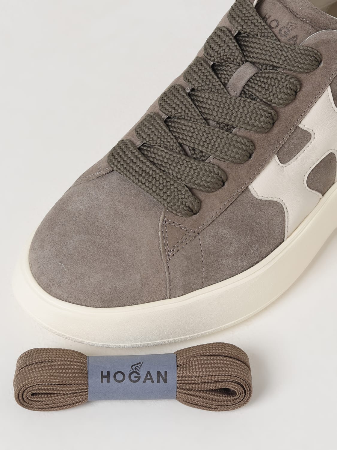 HOGAN SNEAKERS: Sneakers Hogan in camoscio , Tabacco - Img 4