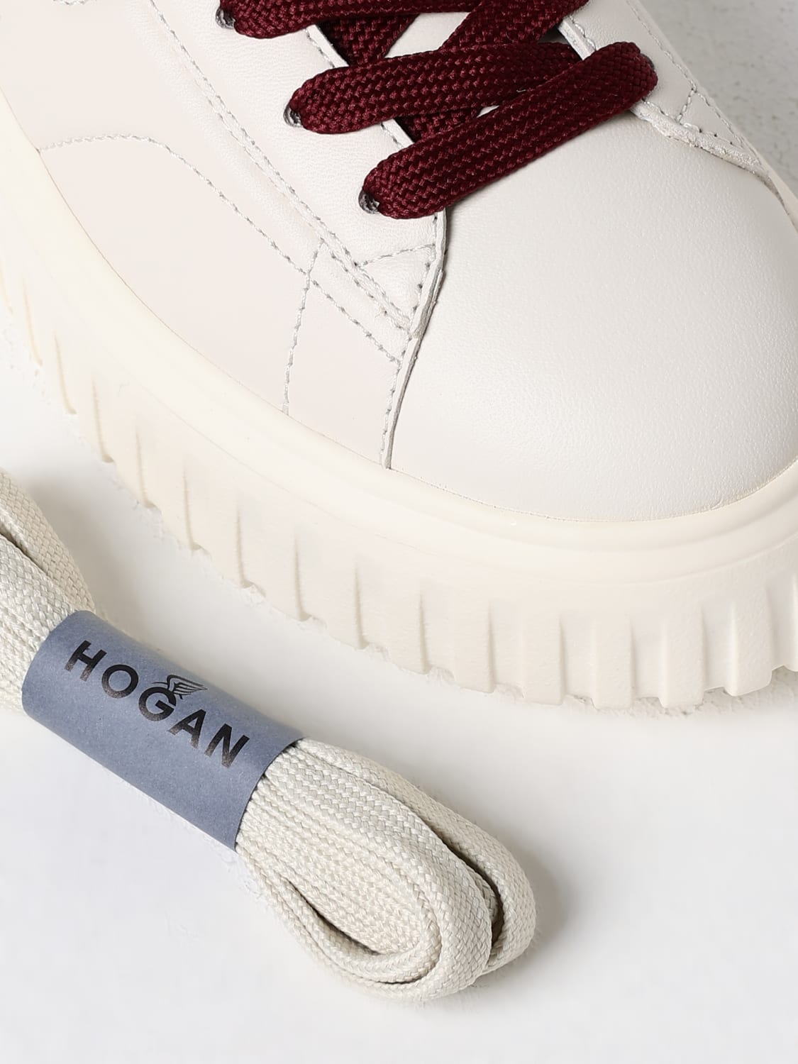 HOGAN SNEAKERS: Sneakers woman Hogan, Beige - Img 4