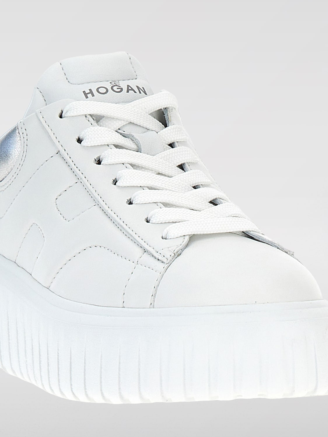 HOGAN SNEAKERS: Sneakers Hogan in pelle , Bianco - Img 4