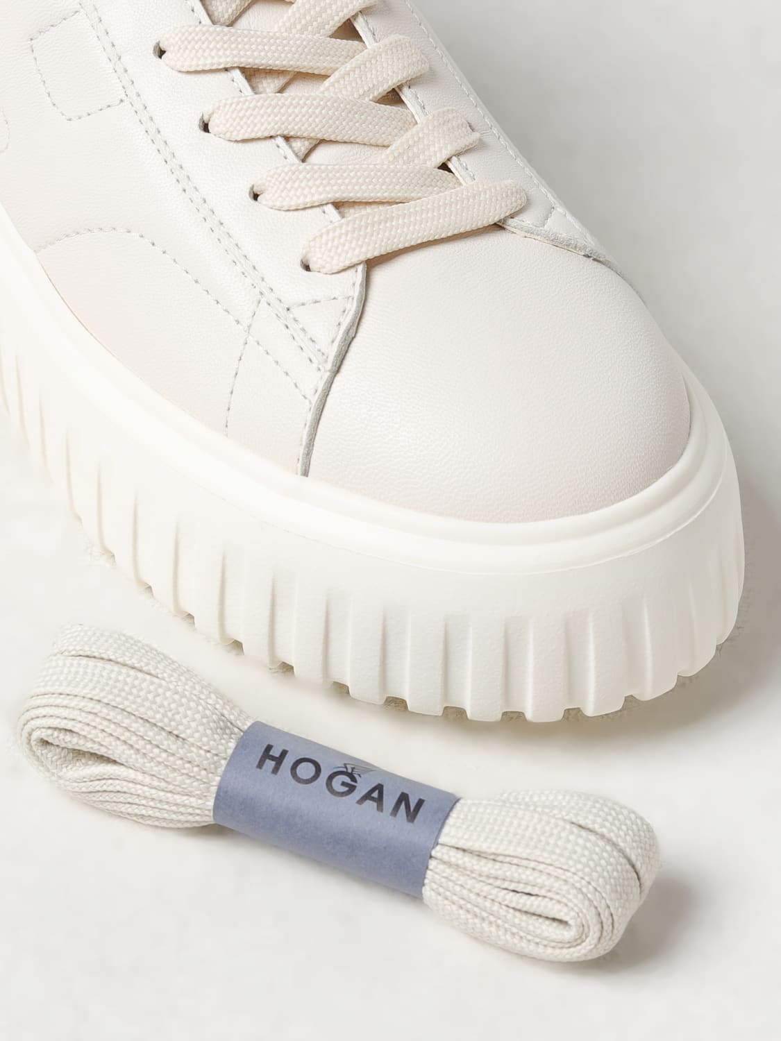 HOGAN SNEAKERS: Sneakers woman Hogan, Beige - Img 4