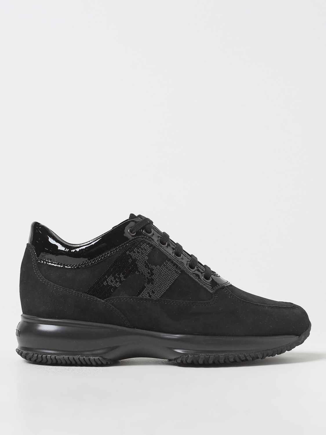 HOGAN Chaussures femme Noir Baskets Hogan HXW00N0564025Q en ligne sur GIGLIO.COM