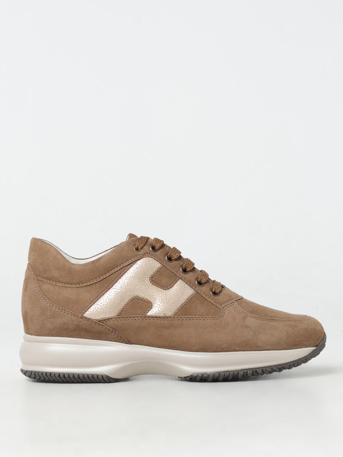 HOGAN SNEAKERS: Shoes woman Hogan, Beige - Img 1