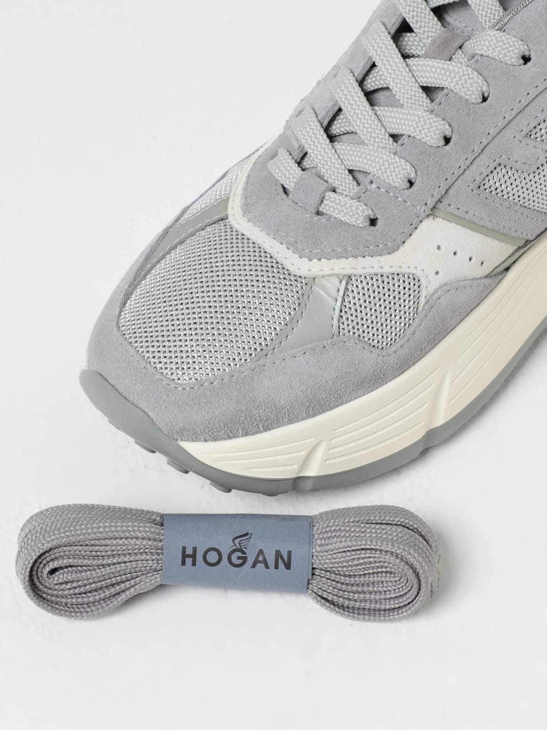 HOGAN SNEAKERS: Sneakers woman Hogan, Grey - Img 4