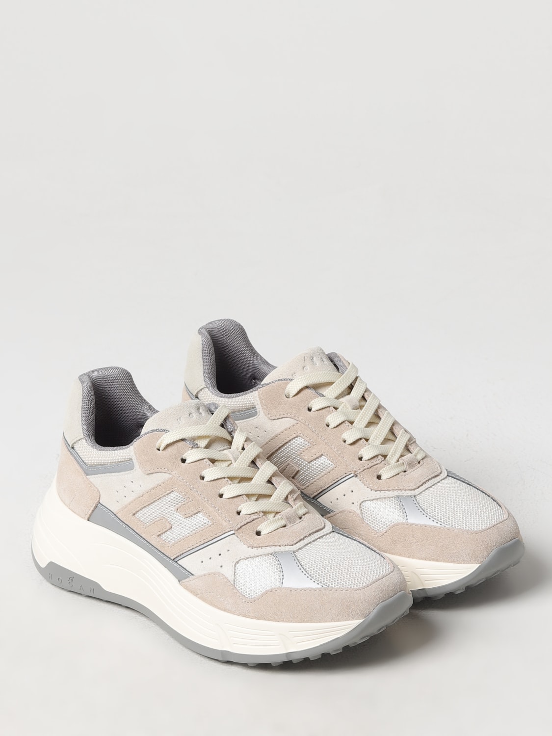 HOGAN SNEAKERS: Sneakers woman Hogan, Beige - Img 2