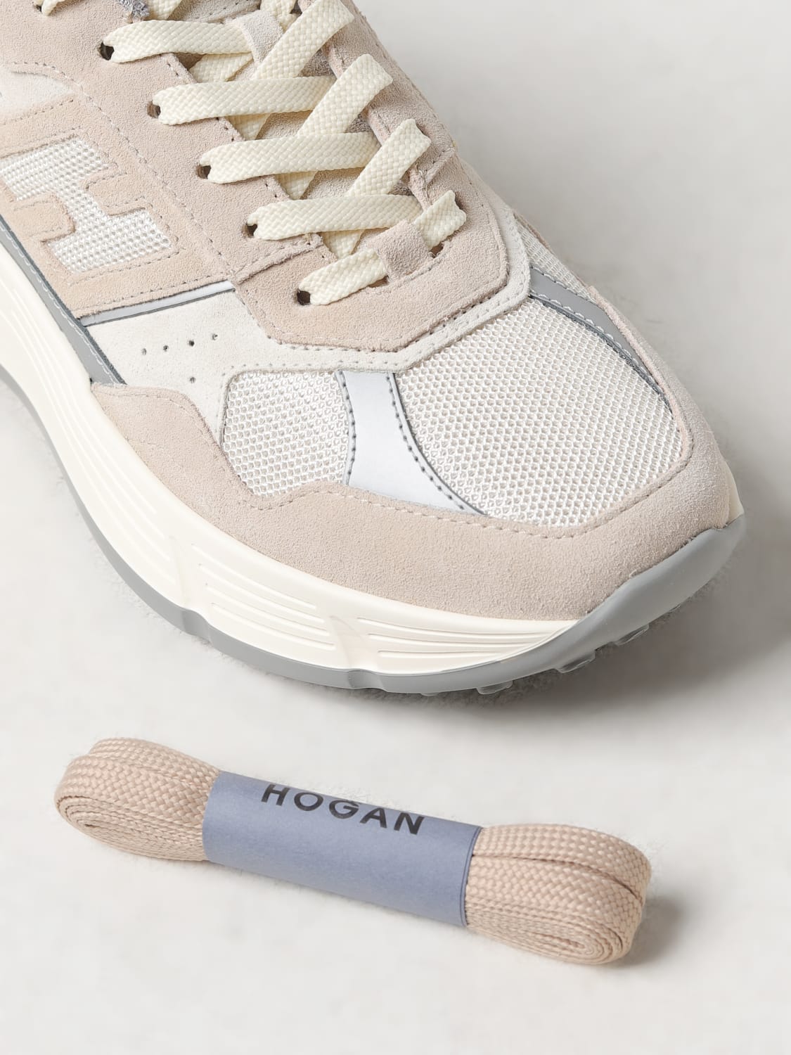 HOGAN SNEAKERS: Sneakers woman Hogan, Beige - Img 4