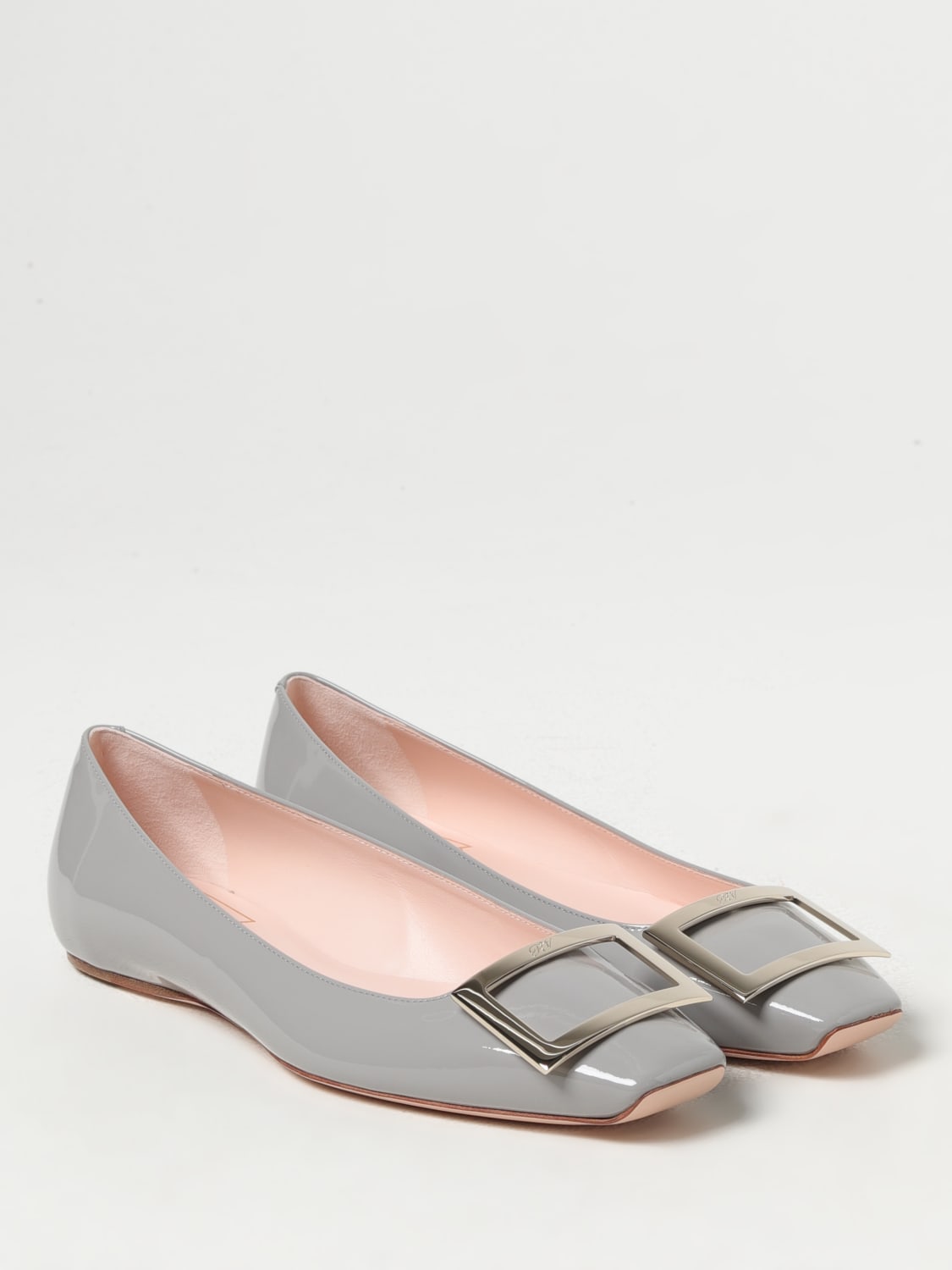 ROGER VIVIER BALLERINES: Chaussures femme Roger Vivier, Gris - Img 2