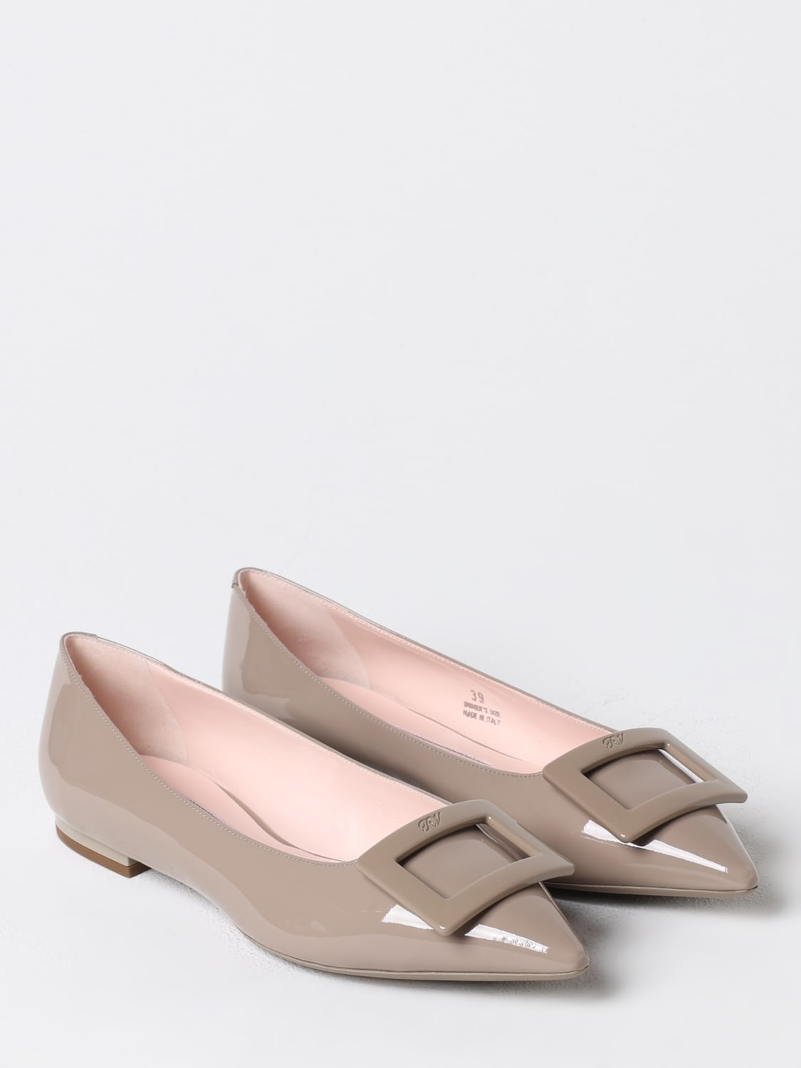 ROGER VIVIER BALLET FLATS: Shoes woman Roger Vivier, Dove Grey - Img 2