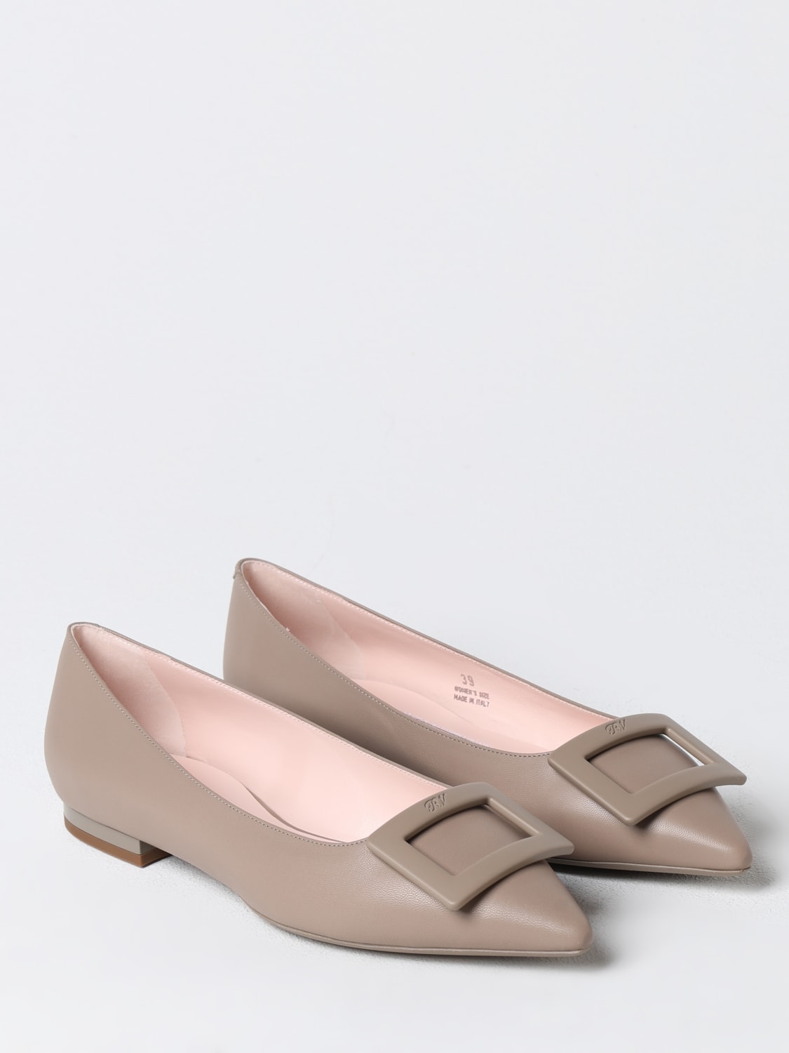 ROGER VIVIER BALLET FLATS: Shoes woman Roger Vivier, Dove Grey - Img 2