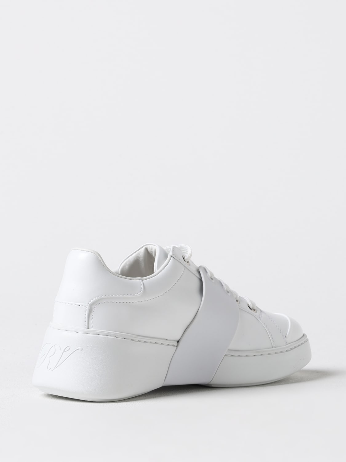 ROGER VIVIER SNEAKERS: Sneakers Viv' Skate Roger Vivier in pelle, Bianco - Img 3