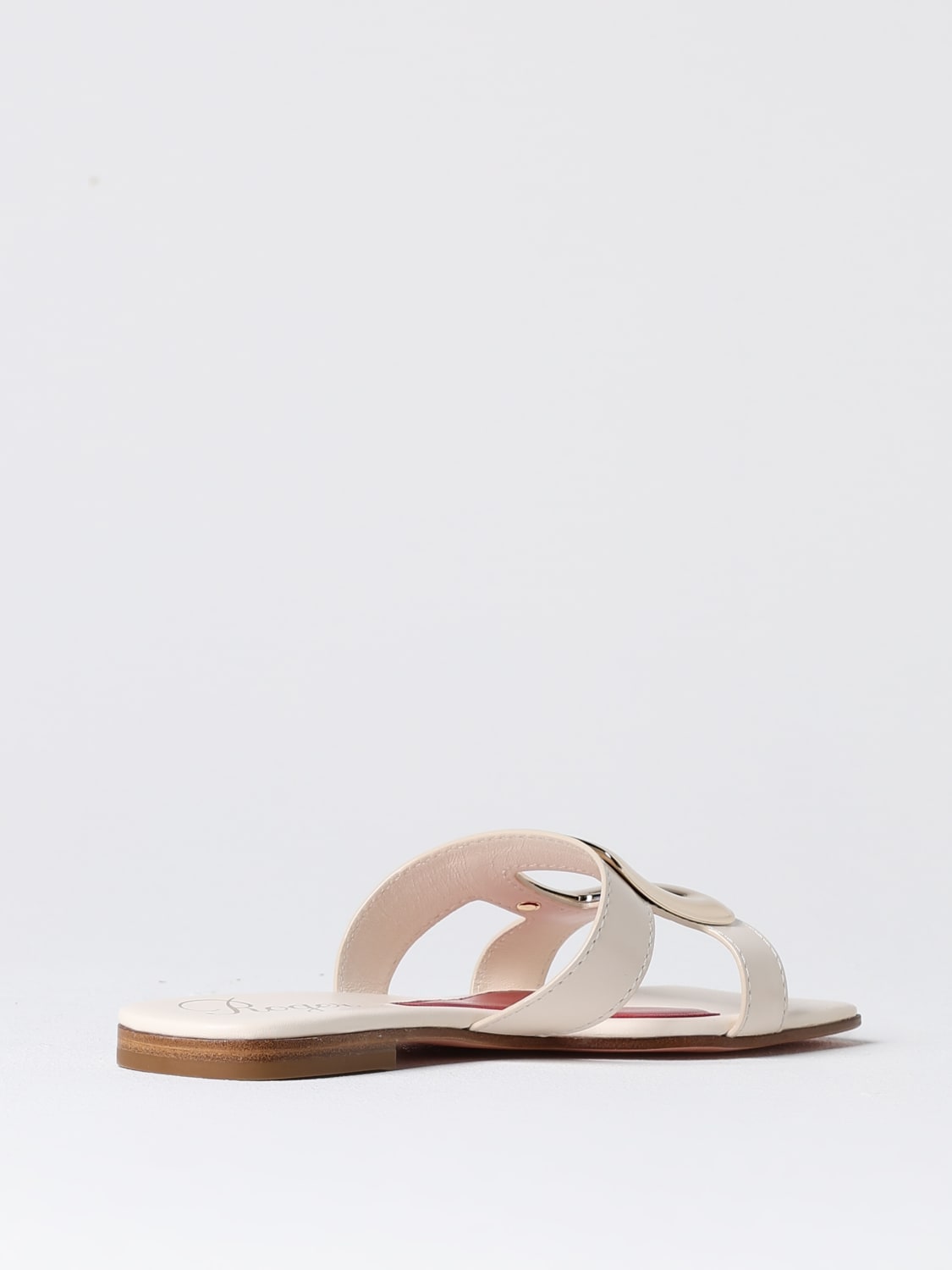 ROGER VIVIER FLAT SANDALS: Shoes woman Roger Vivier, White - Img 3