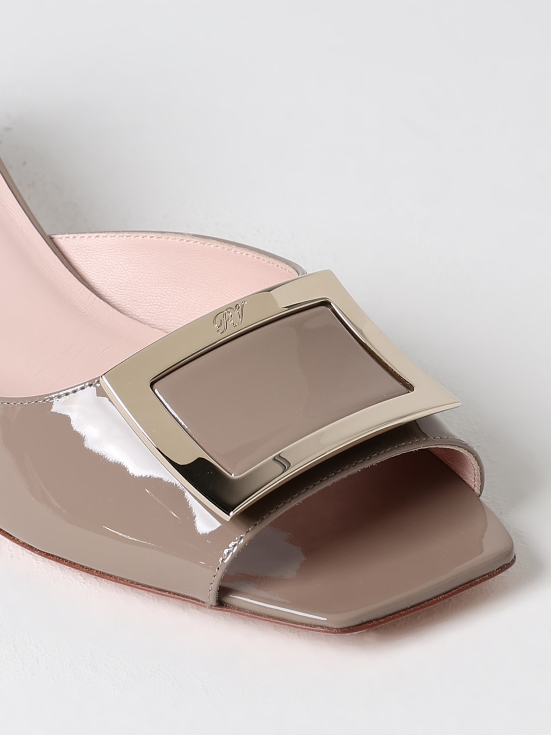 ROGER VIVIER HEELED SANDALS: Shoes woman Roger Vivier, Dove Grey - Img 4