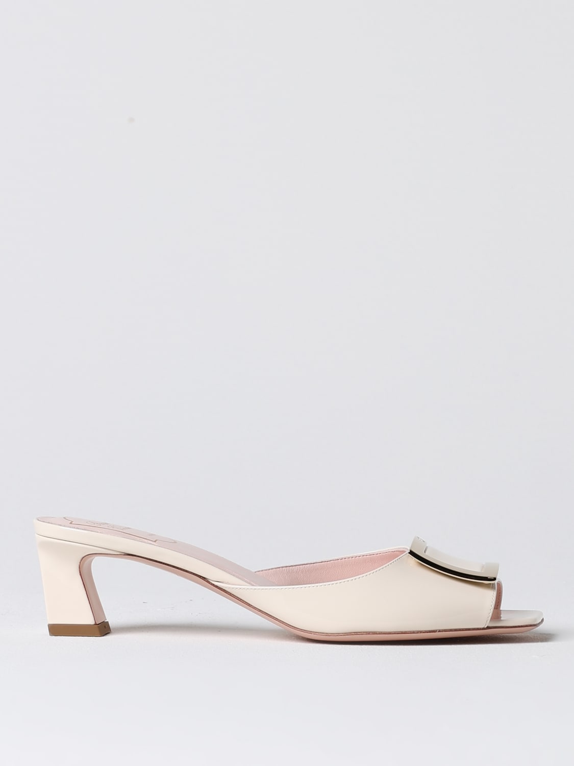 ROGER VIVIER HEELED SANDALS: Shoes woman Roger Vivier, Yellow Cream - Img 1