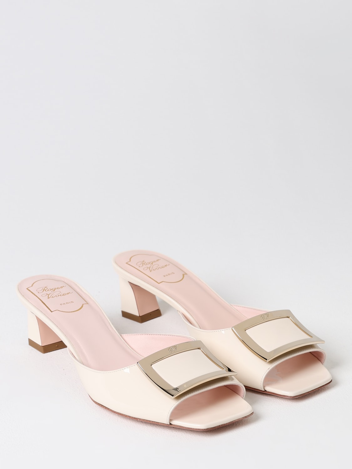 ROGER VIVIER HEELED SANDALS: Shoes woman Roger Vivier, Yellow Cream - Img 2