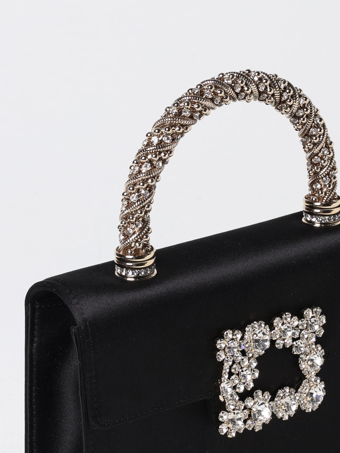 ROGER VIVIER MINI BAG: Shoulder bag woman Roger Vivier, Black - Img 3