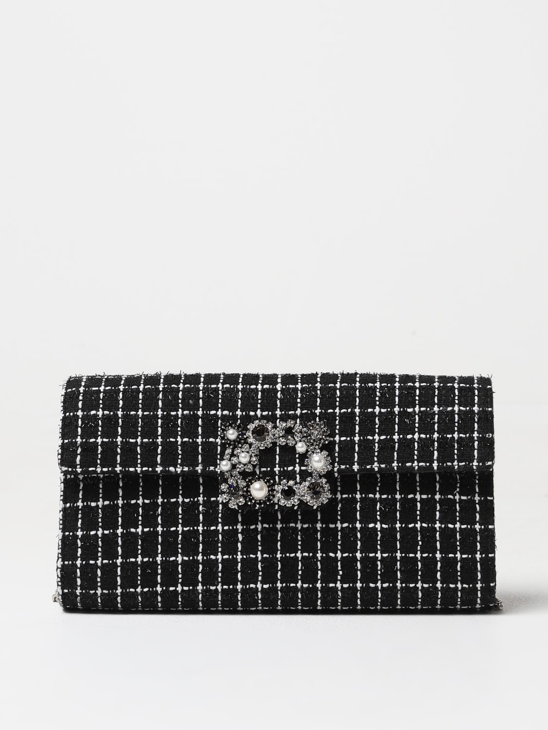 ROGER VIVIER CLUTCH: Shoulder bag woman Roger Vivier, Black - Img 1