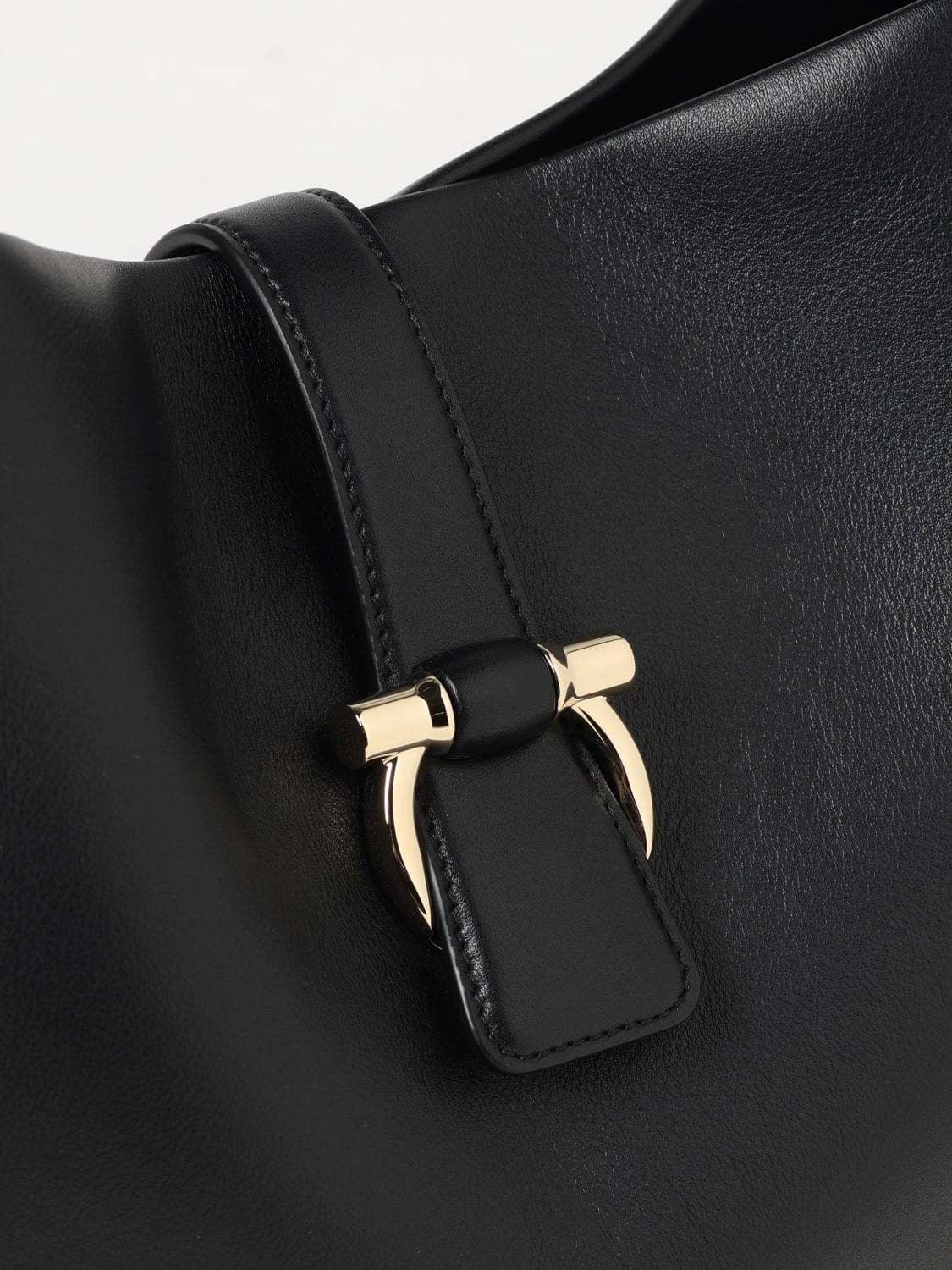 FERRAGAMO TRAGETASCHE: Schultertasche damen Ferragamo, Schwarz - Img 4