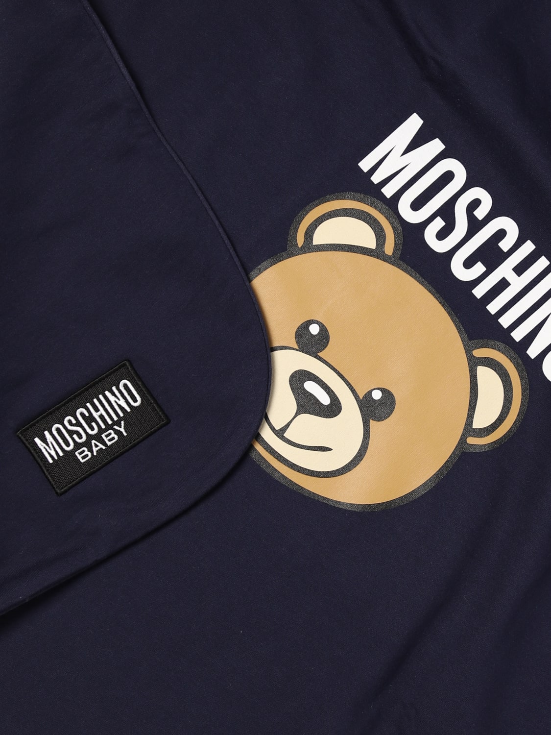 MOSCHINO BEDCOVERS AND BLANKETS: Bedcovers and blankets lifestyle Moschino, Navy - Img 2