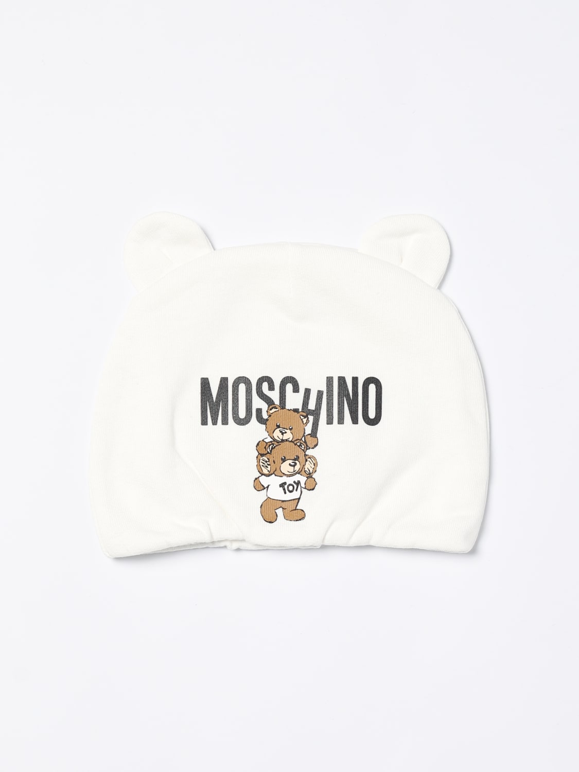 MOSCHINO HAT: Hat kids Moschino, Yellow Cream - Img 1