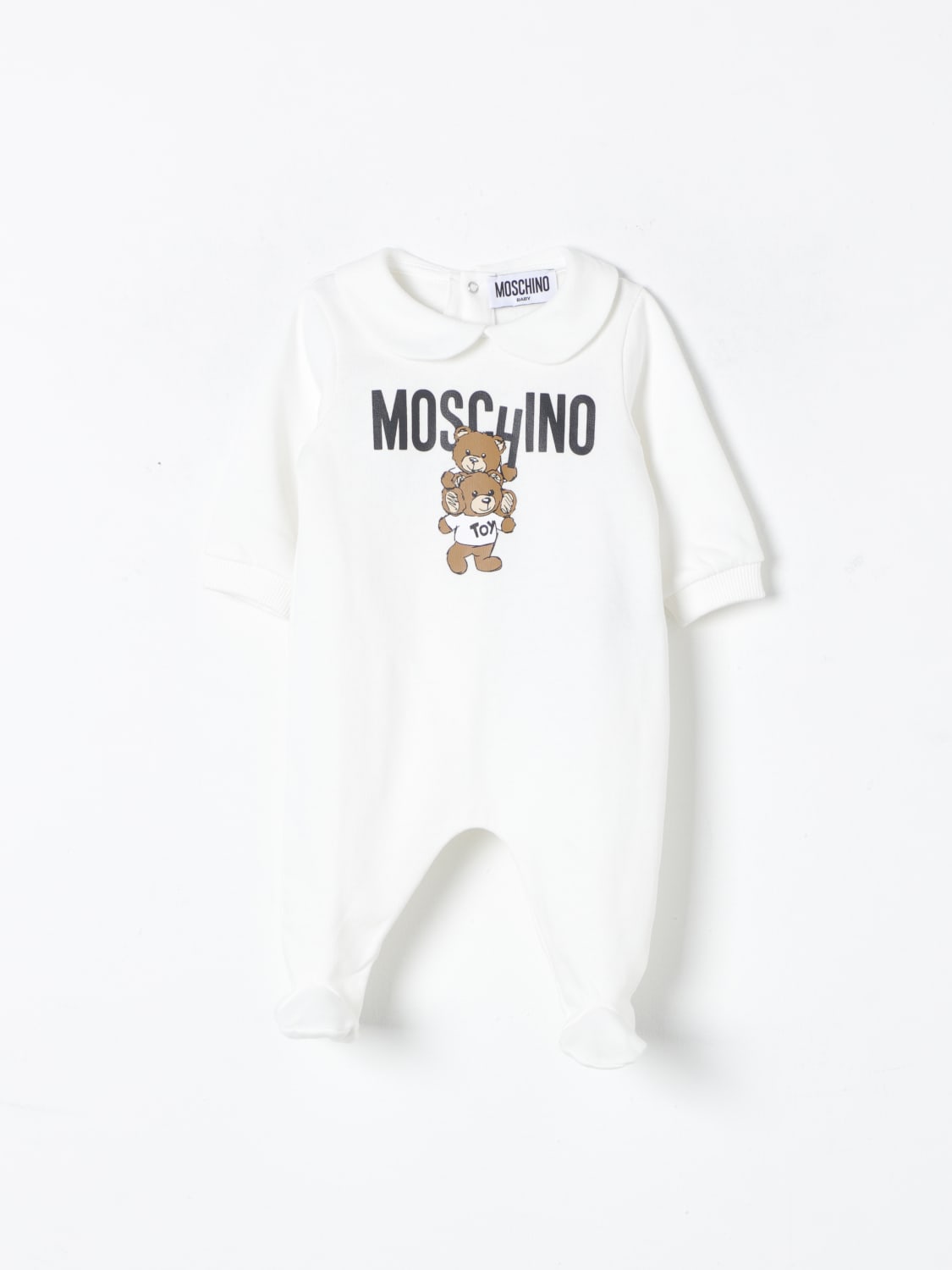 MOSCHINO TRACKSUITS: Romper kids Moschino, Yellow Cream - Img 1