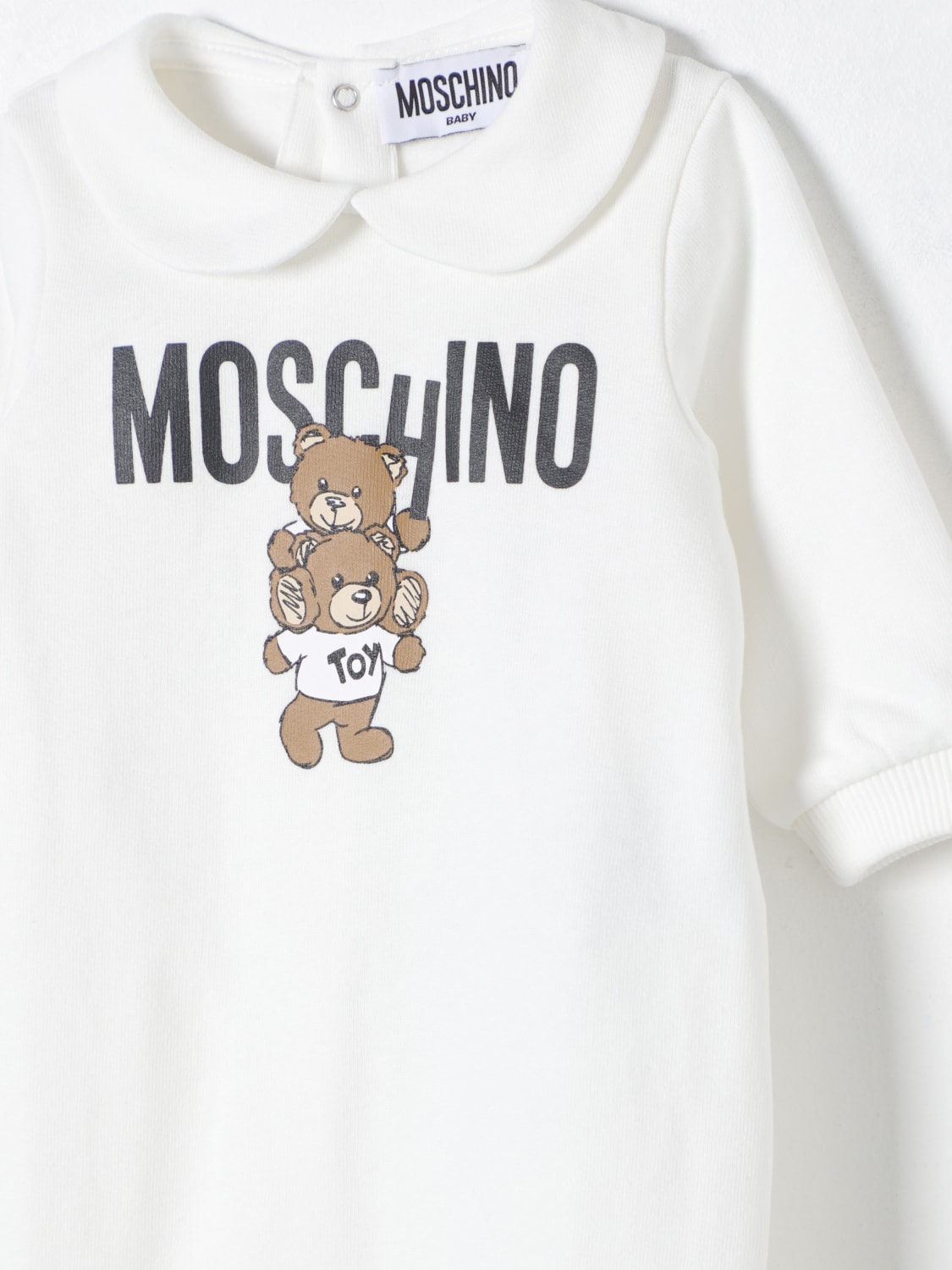 MOSCHINO TRACKSUITS: Romper kids Moschino, Yellow Cream - Img 3