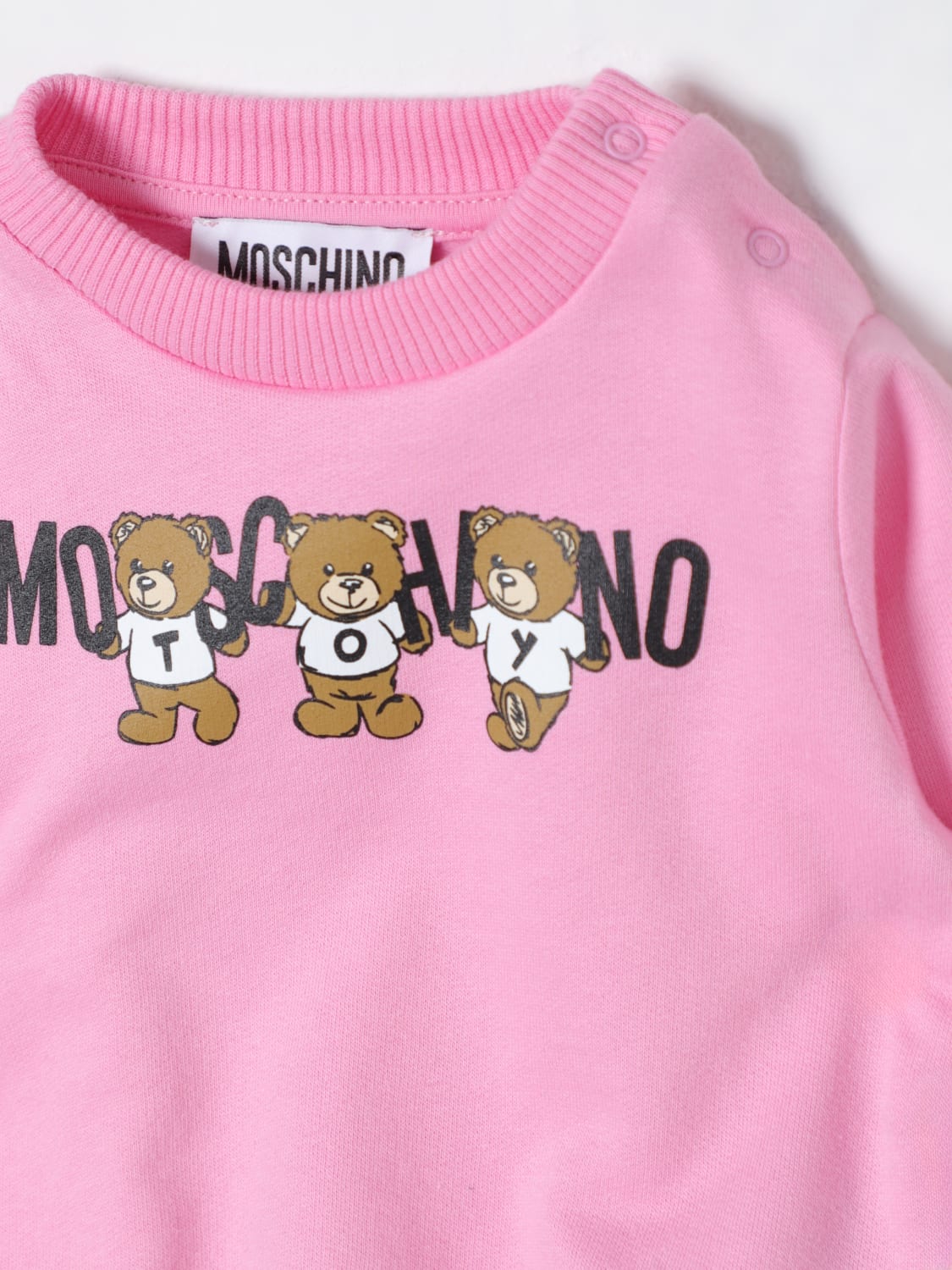 MOSCHINO 스웨터: 스웨터 남아 Moschino, 후쿠시아 - Img 3