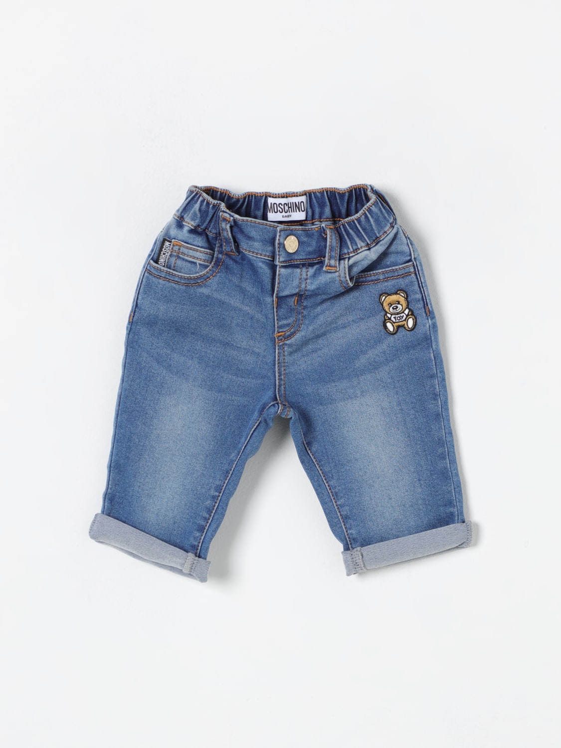 MOSCHINO JEANS: Jeans kids Moschino, Denim - Img 1