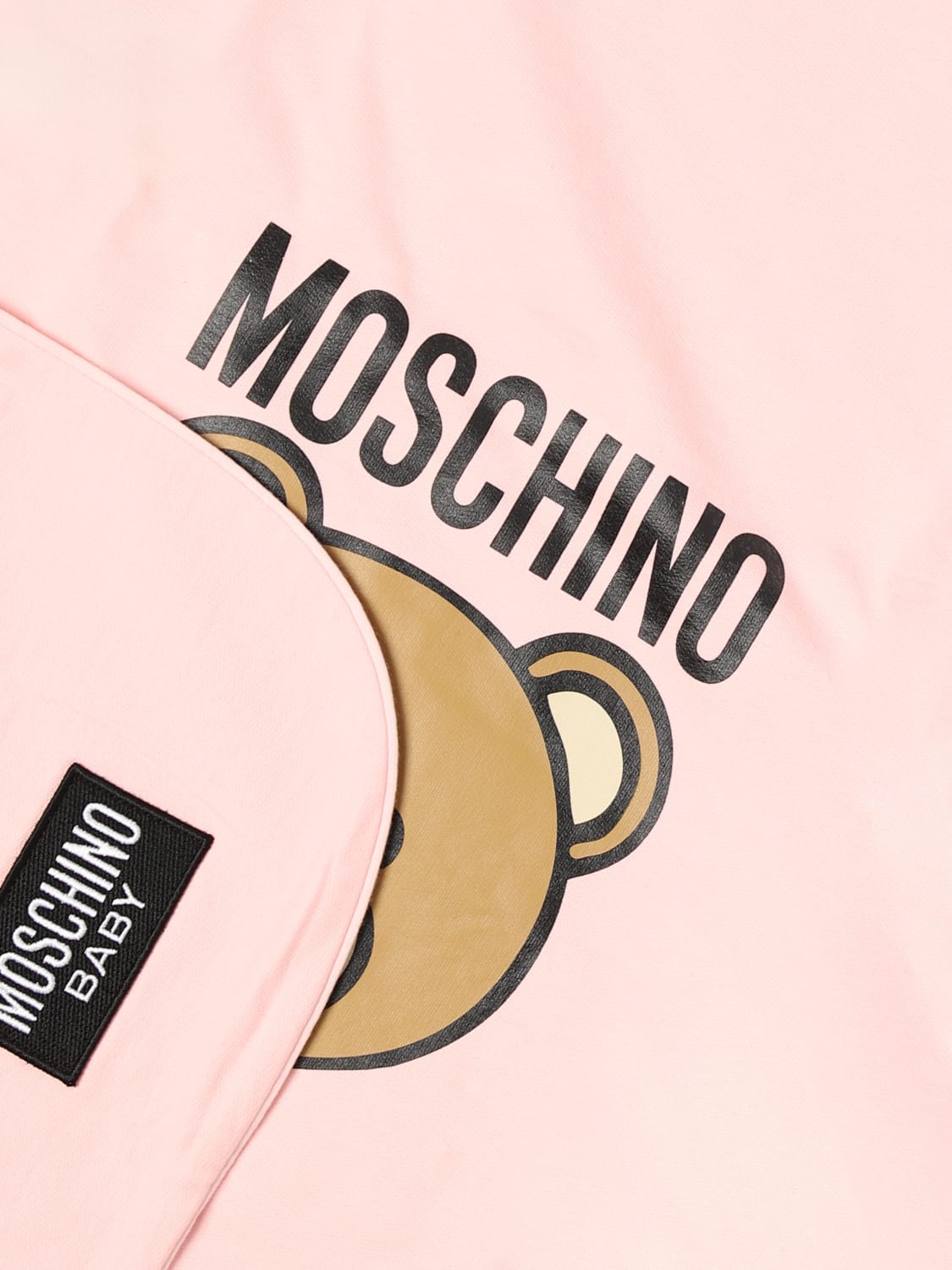 MOSCHINO COUVERTURE: Couvre-lits et plaids lifestyle Moschino, Rose - Img 2