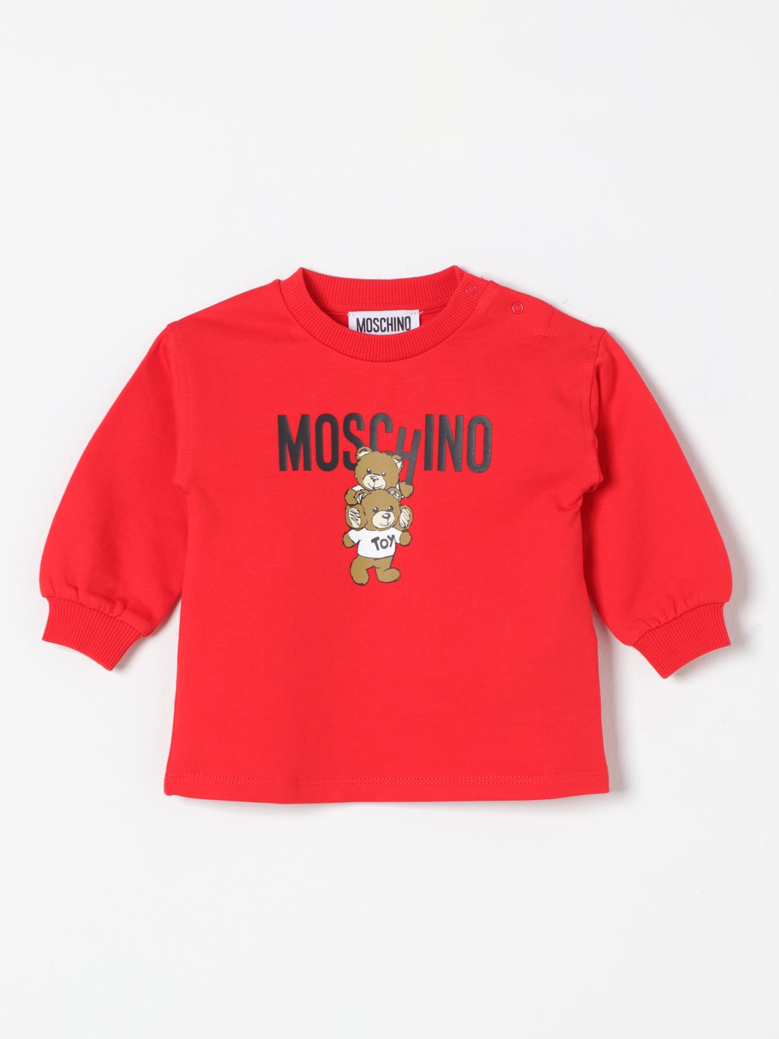 MOSCHINO 티셔츠: 롬퍼 남아 Moschino, 레드 - Img 1