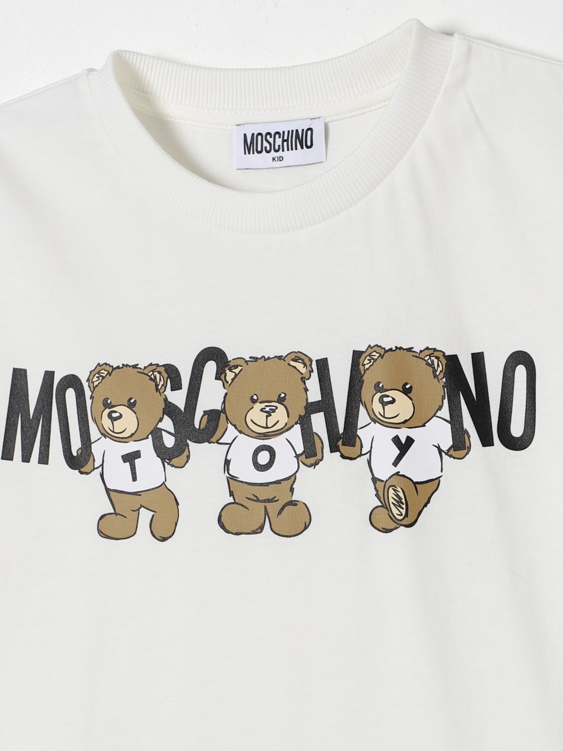 MOSCHINO T-SHIRT: T-shirt kids Moschino, White - Img 3