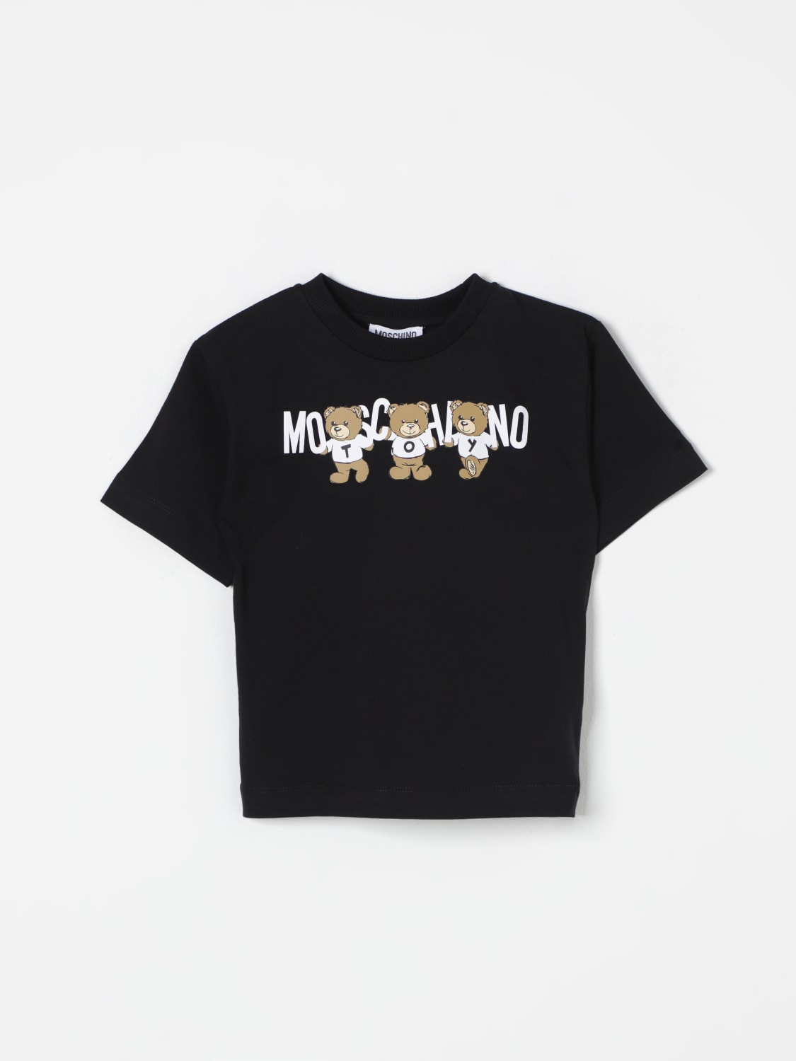 MOSCHINO T-SHIRT: T-shirt kids Moschino, Black - Img 1